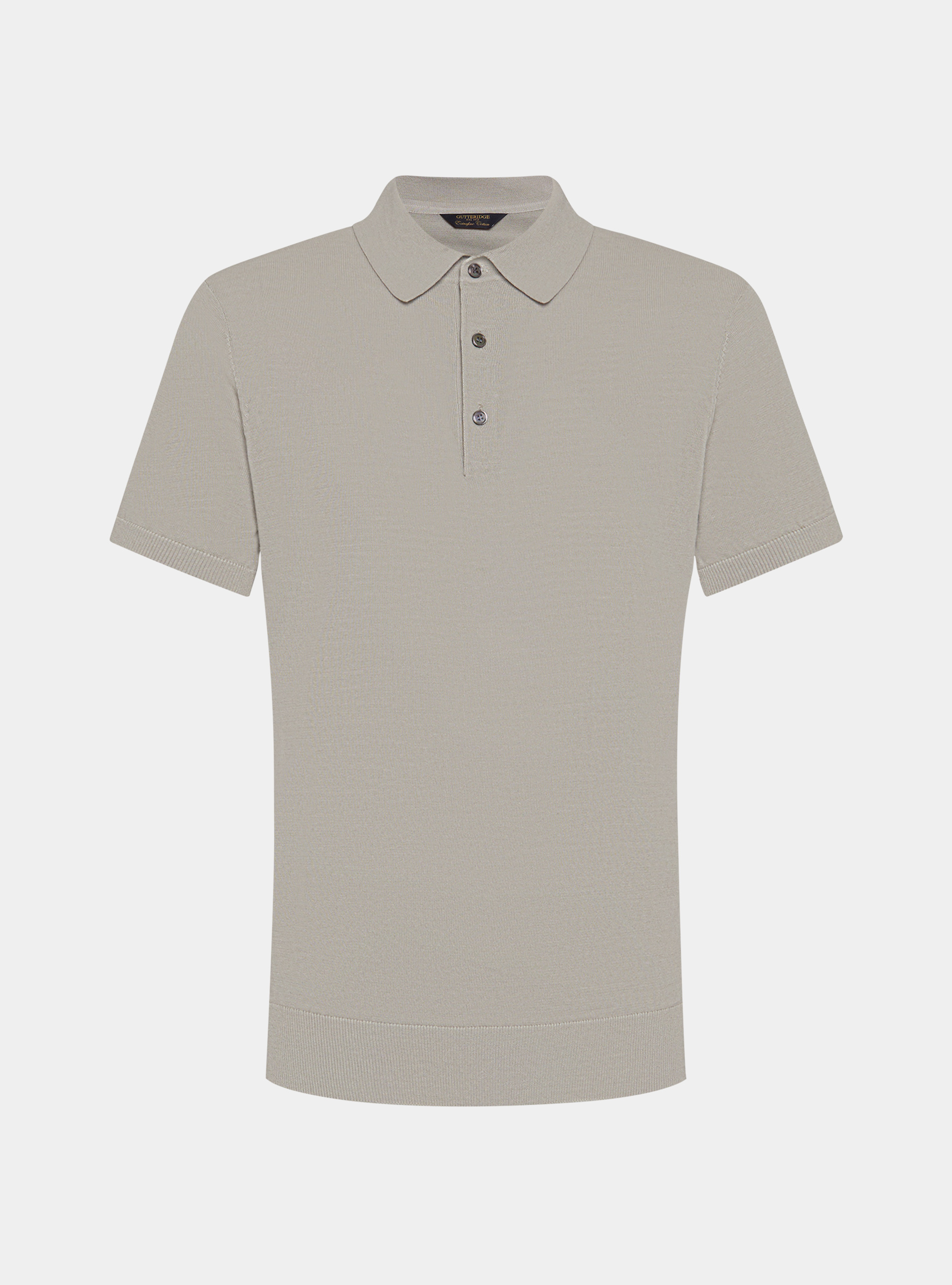 Polo in maglia di cotone extrafine, SABBIA