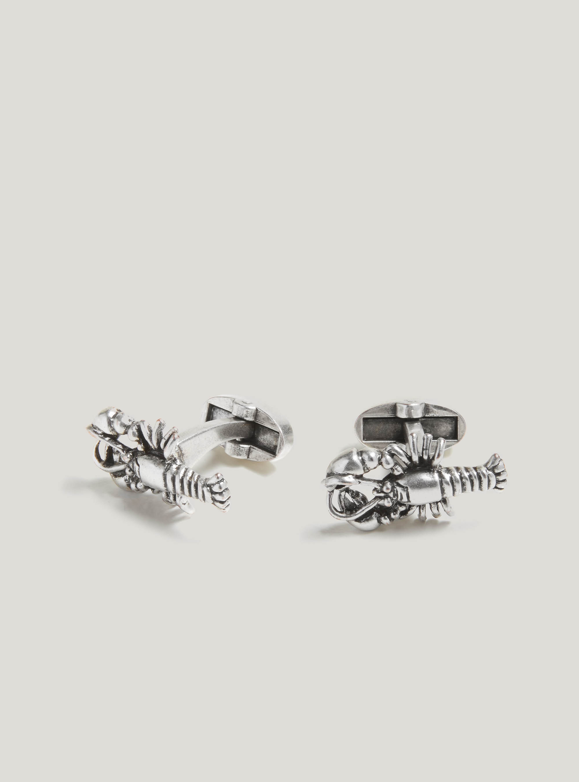 Lobster cufflinks, ARGENTO 0305C