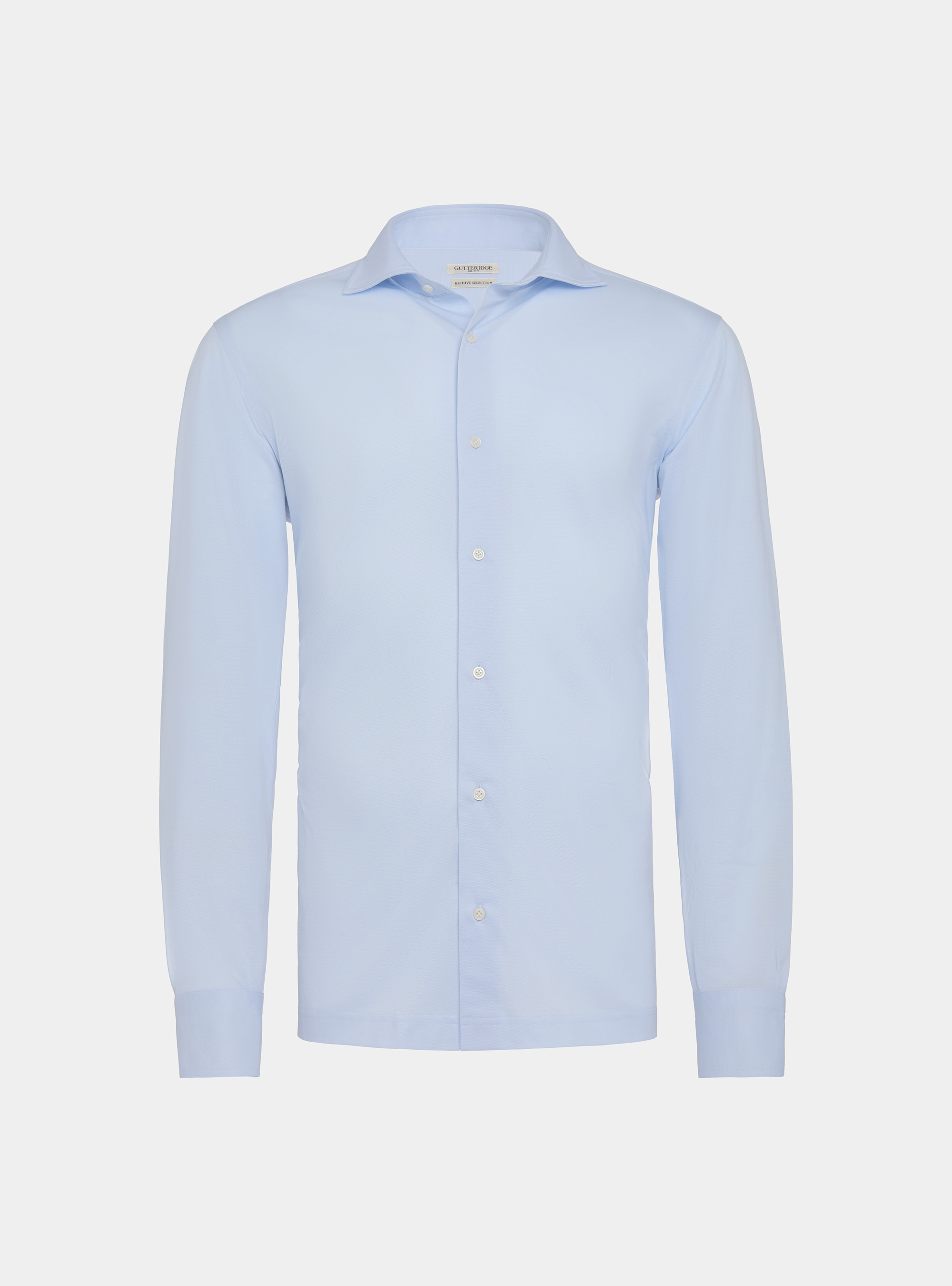 Chemise en tissu piqu&eacute; COOLMAX, BLEU CIEL