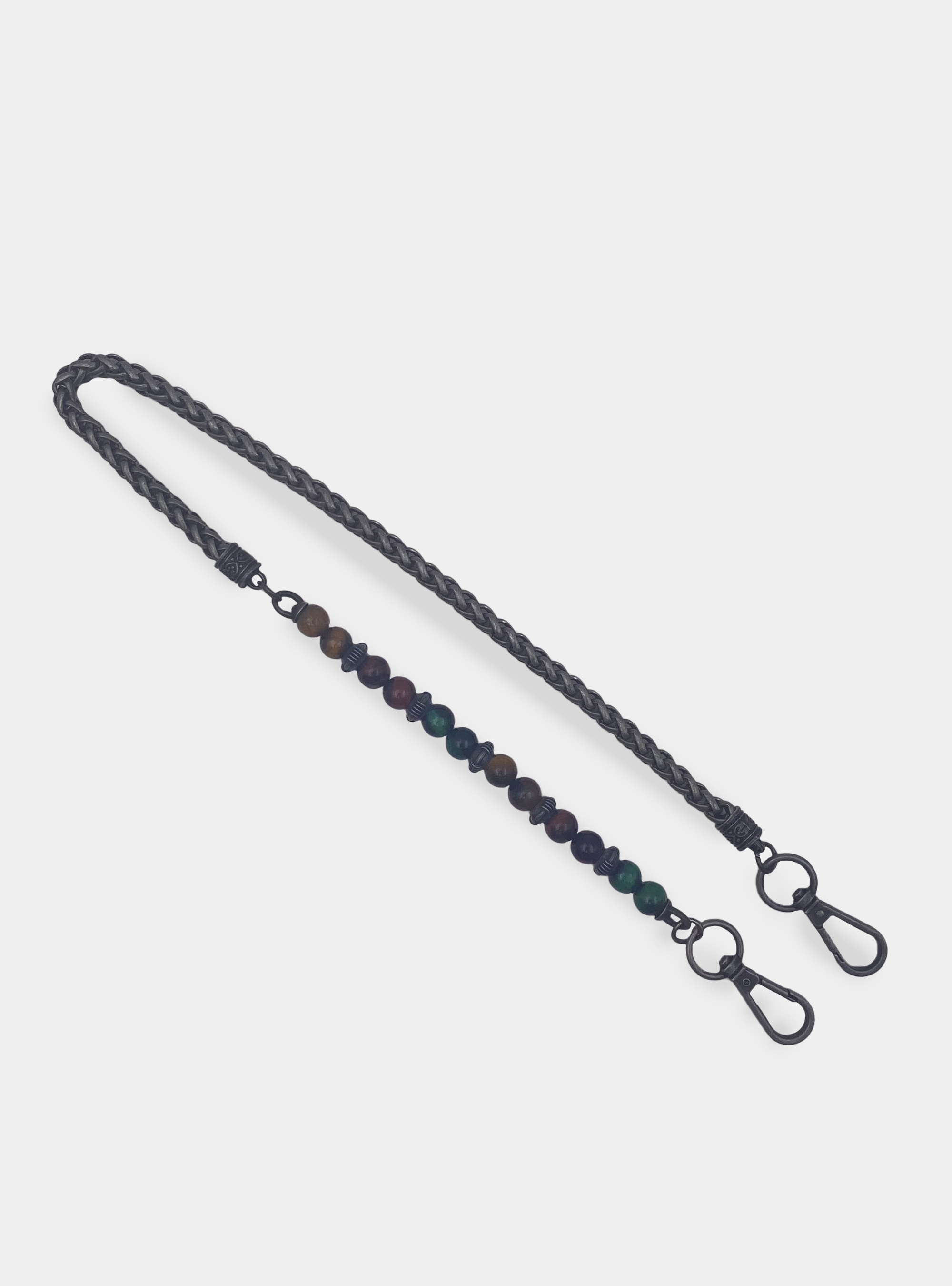 Hosenkette aus Metall und Stein, MARRONE 0507C