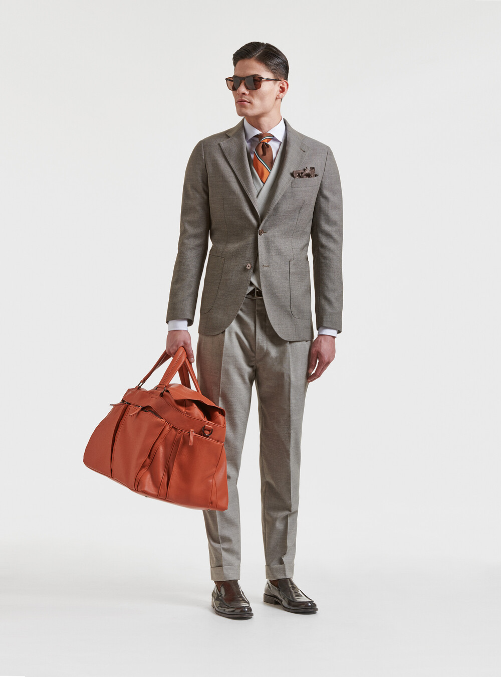 Veste en pure laine Vitale Barberis Canonico, BOUE