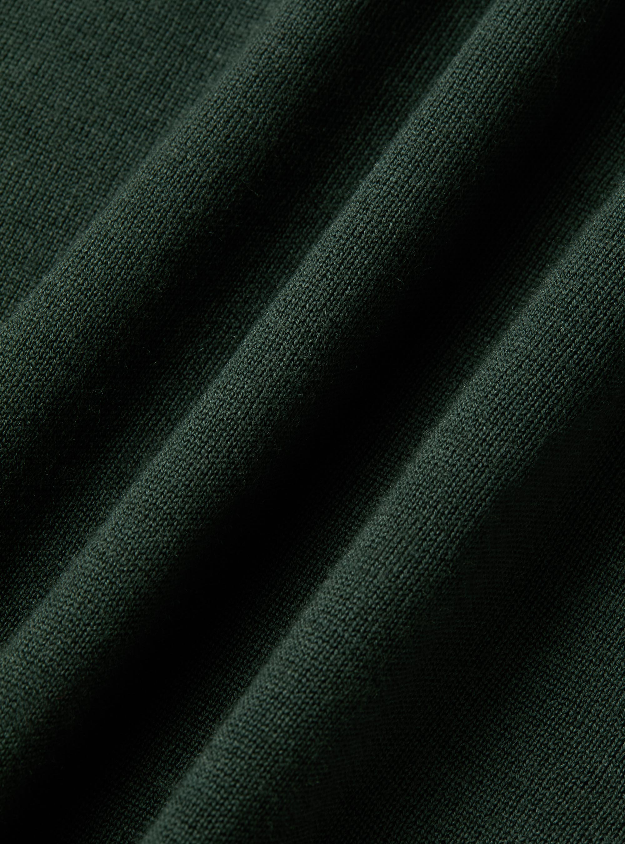 Crew-neck sweater in pure extra-fine merino wool, MILITARE 0609C