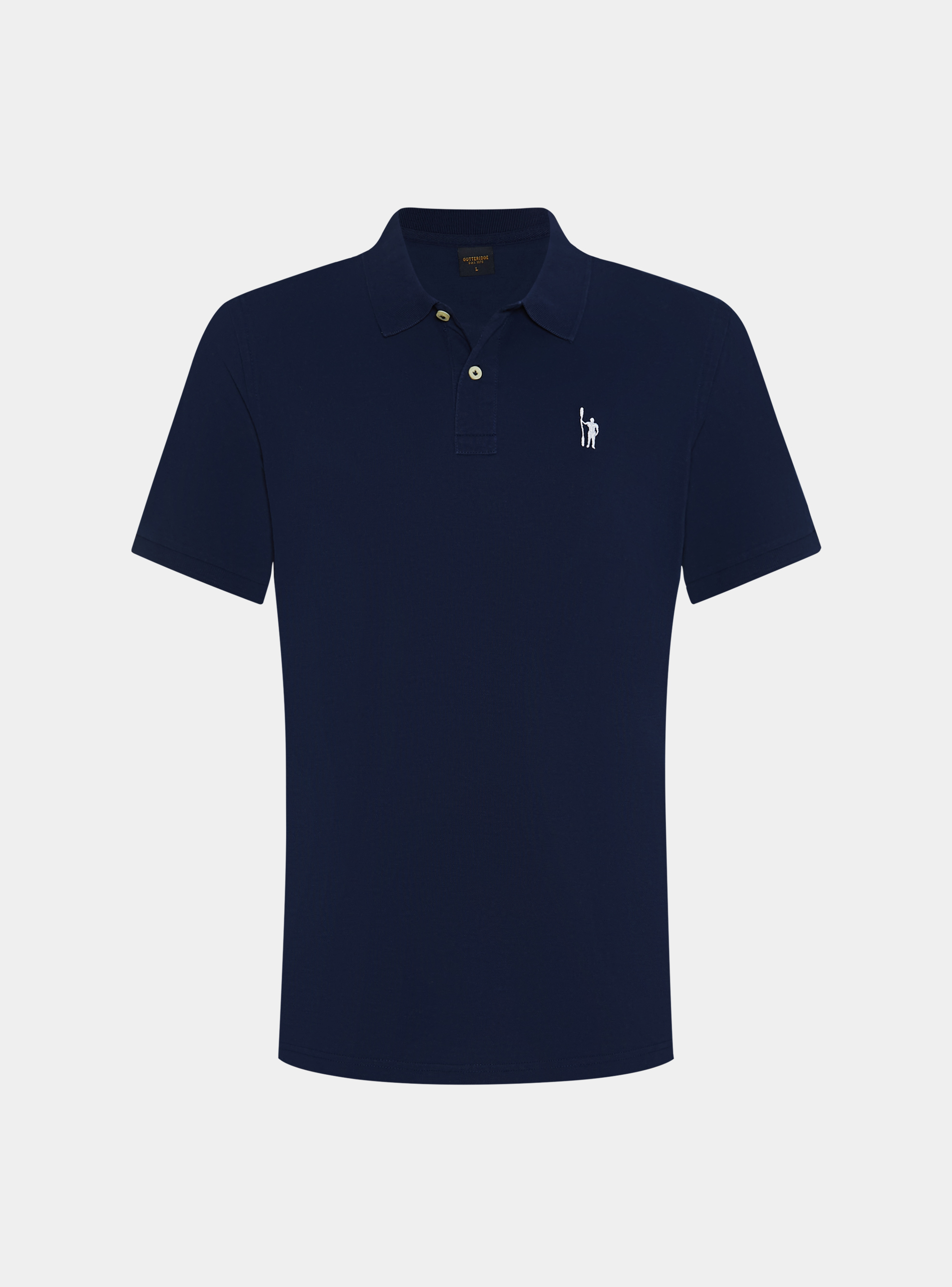 Polo classica in piquet, BLU