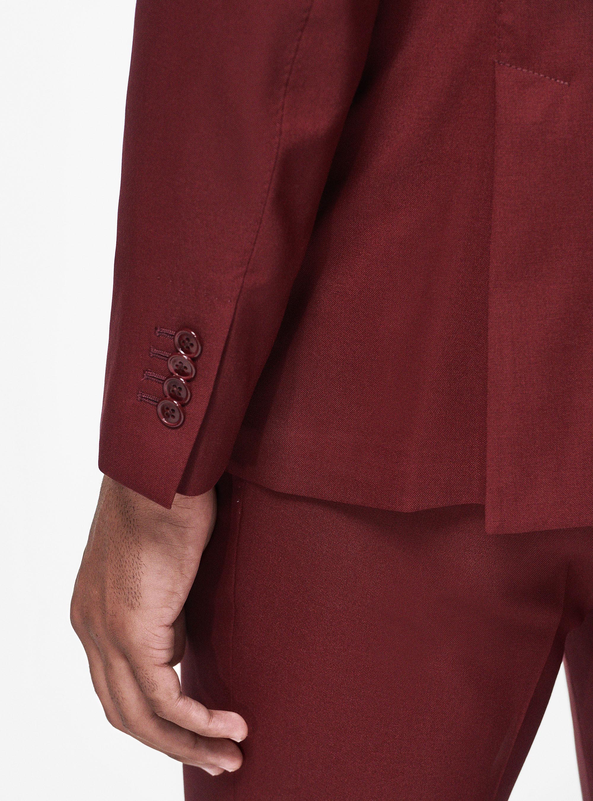 Veste en pure laine Vitale Barberis Canonico, BORDEAUX