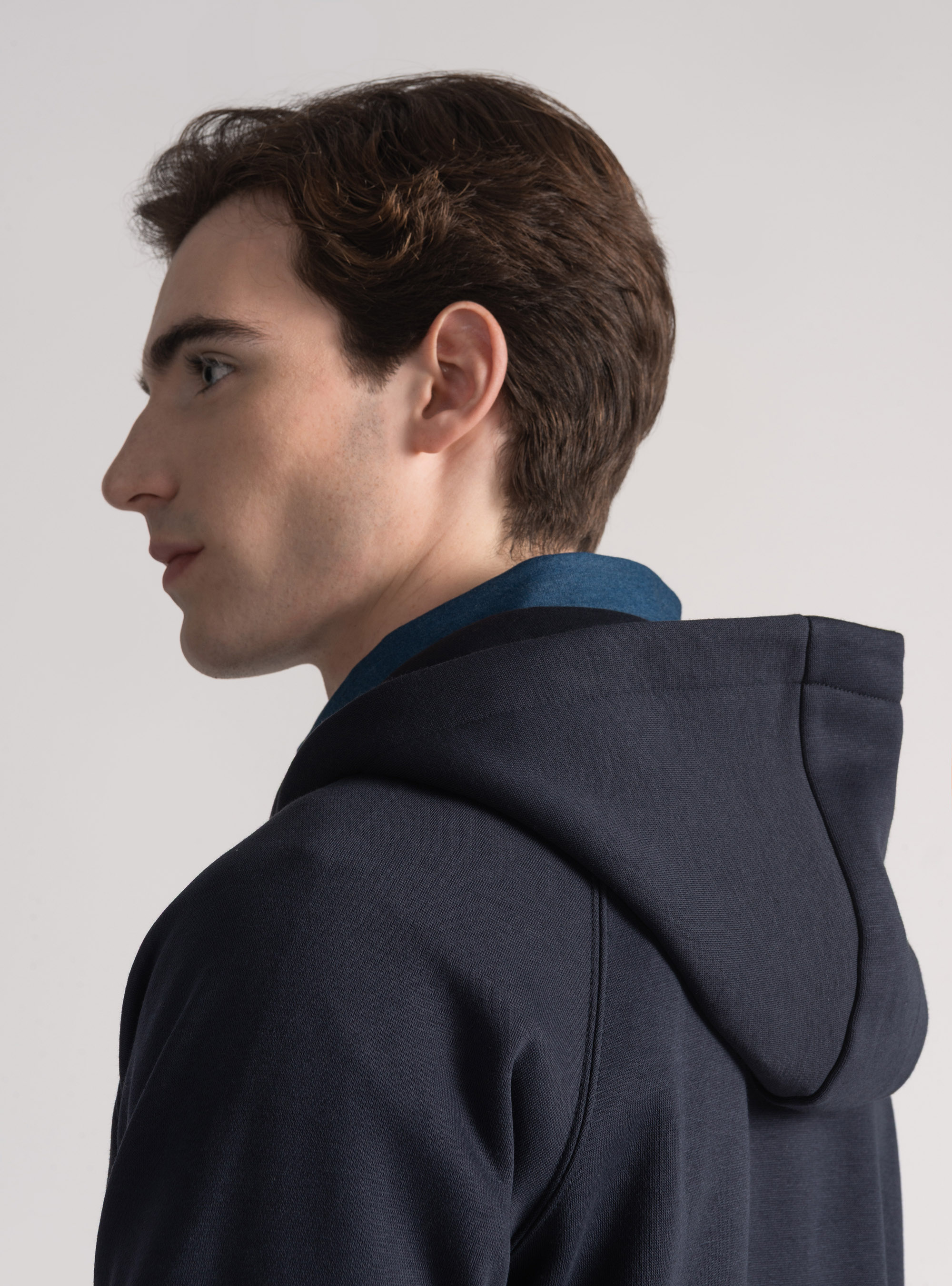 GT01 Kapuzenpulli aus Baumwollmischung, NAVY 0218C