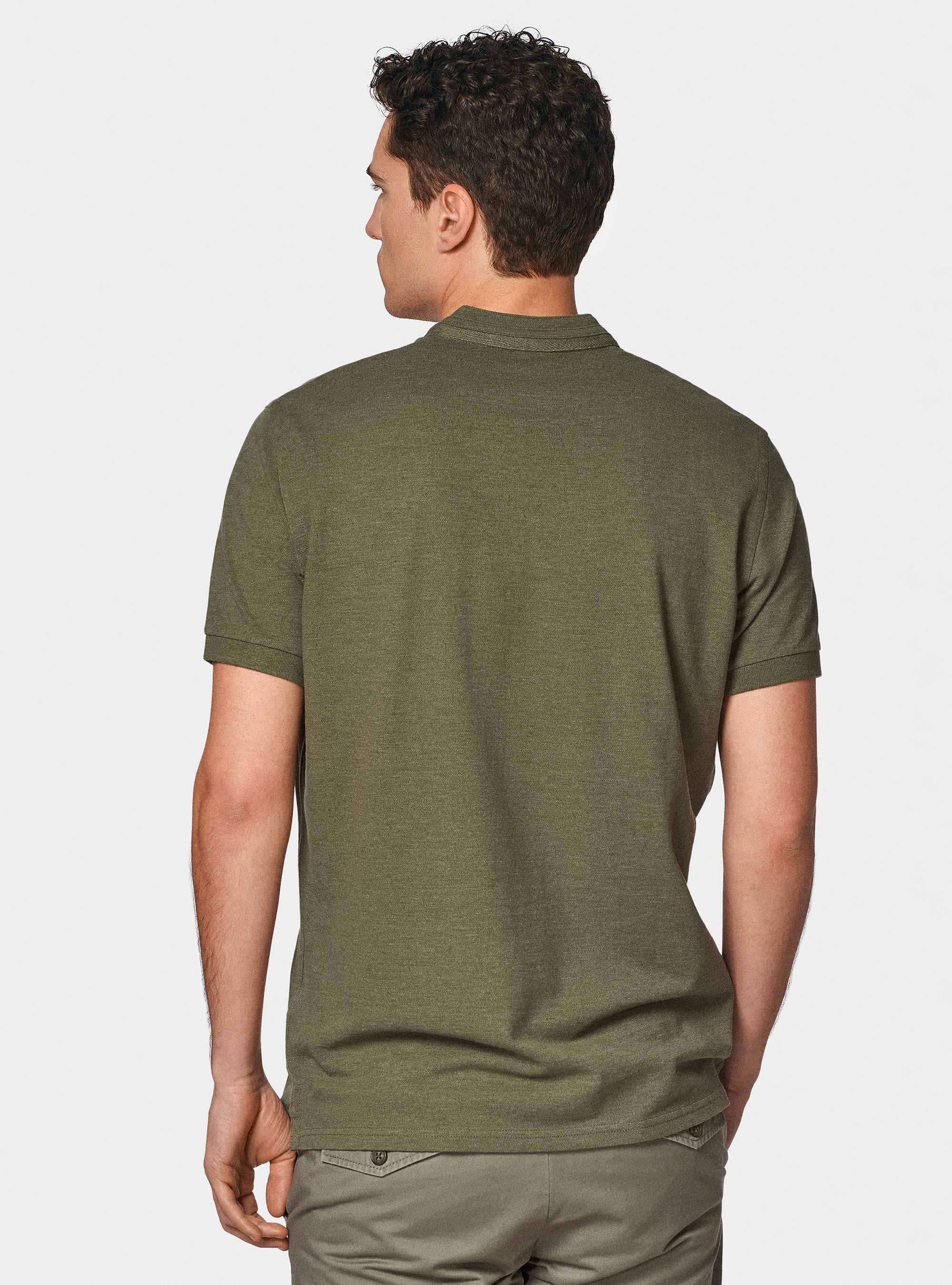 Korean pique polo shirt, SALVIA 0602C