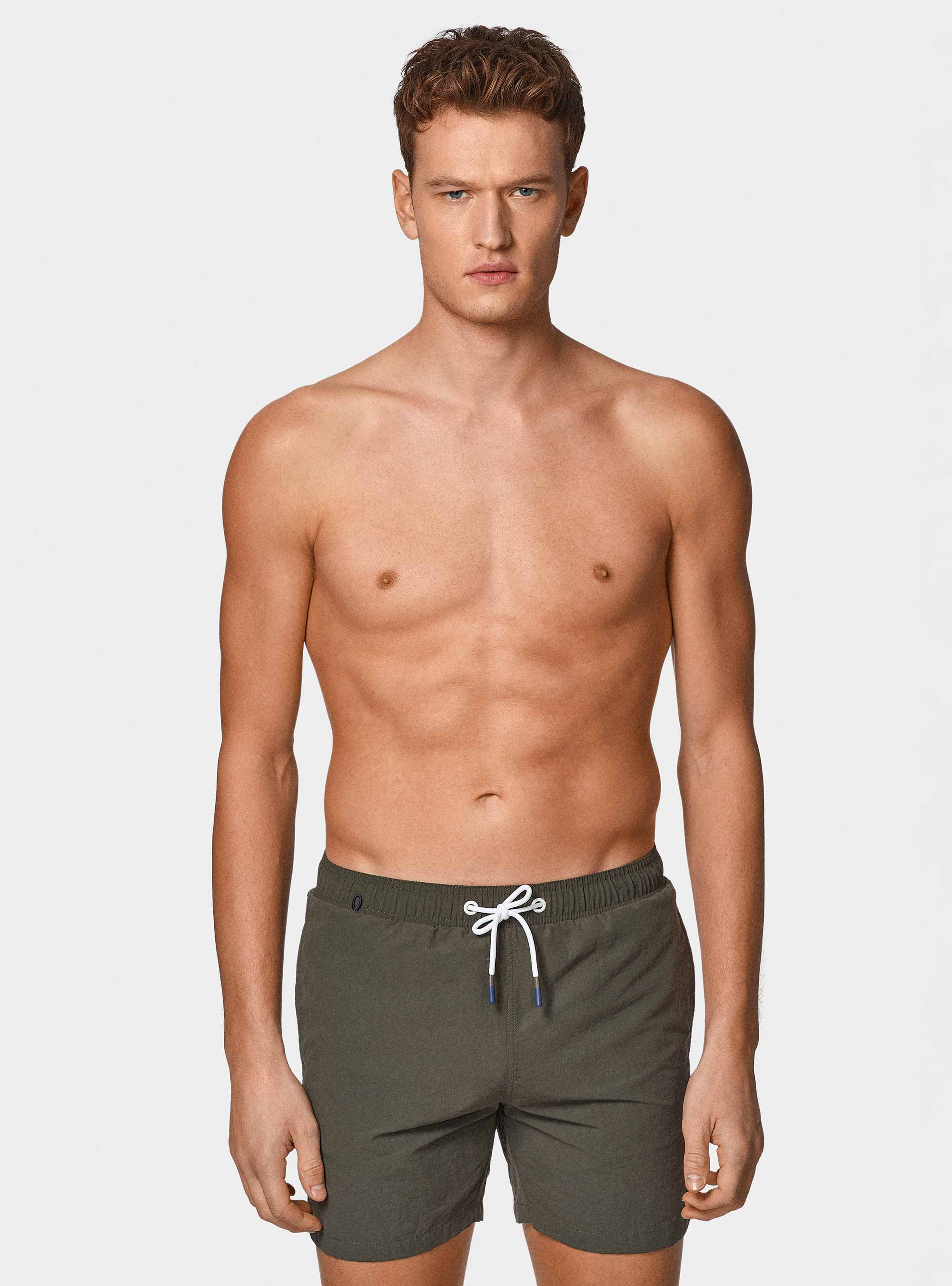 Solid-coloured swimwear, MILITARE 0609C