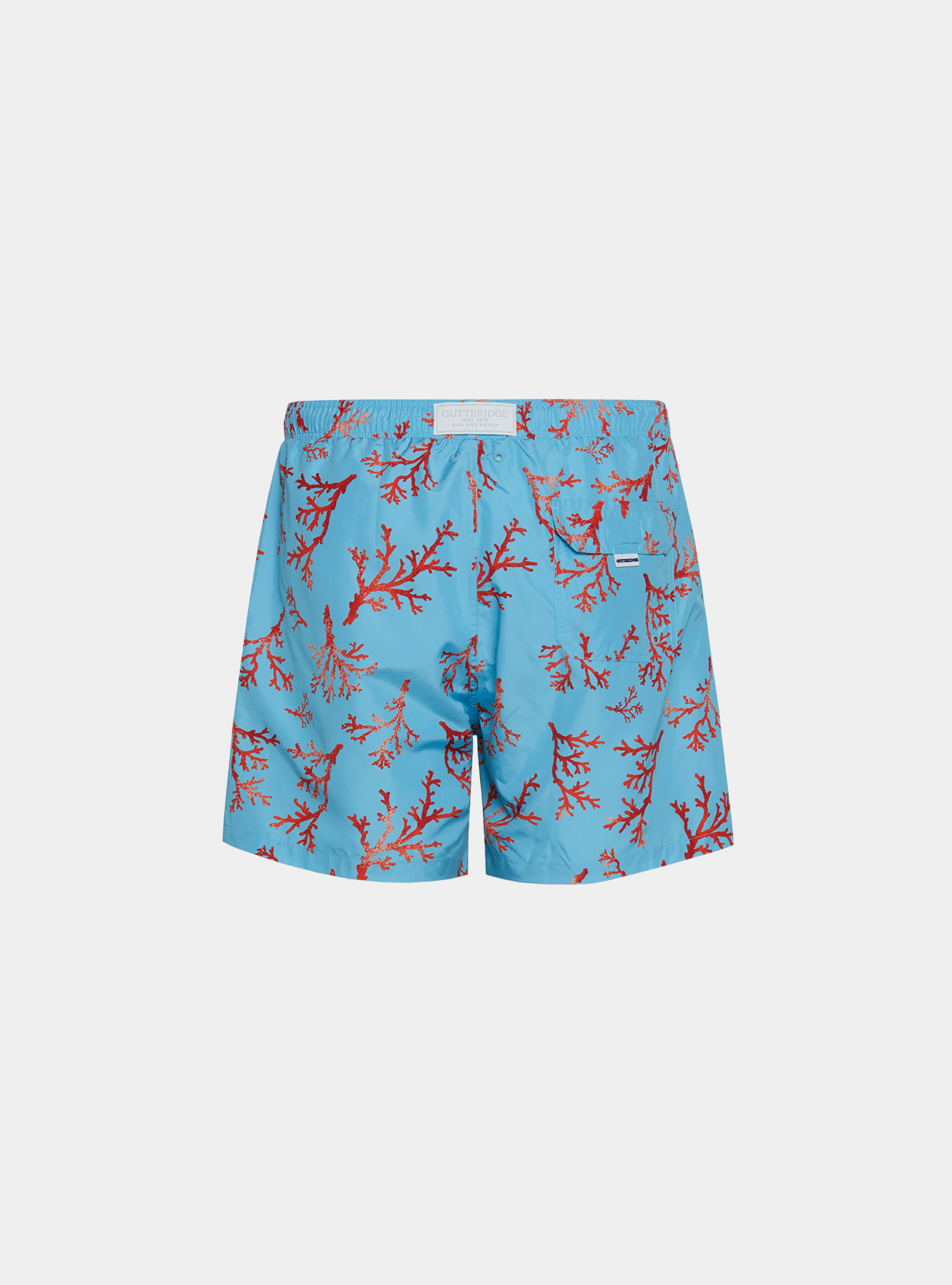 Badeanz&uuml;ge mit Korallendruck, AZZURRO 0282C