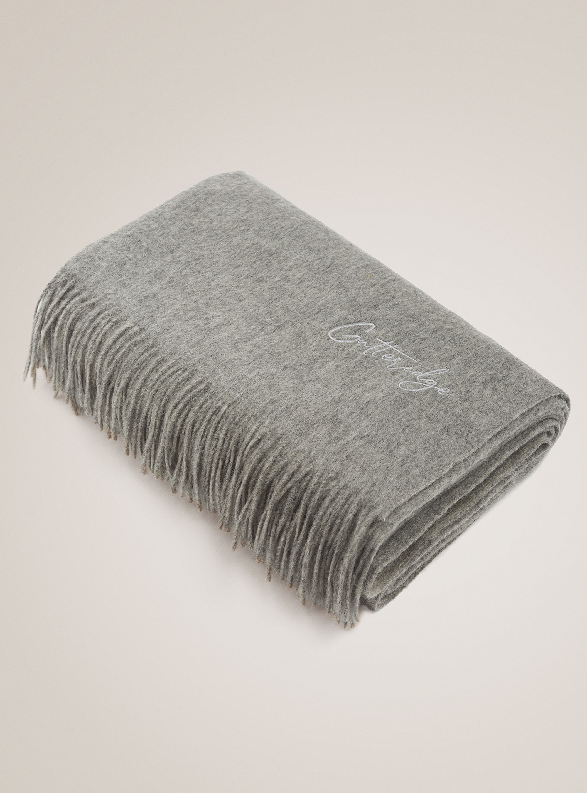 Plaid mit Lana-Kaschmir-Logo, ASFALTO 0115C