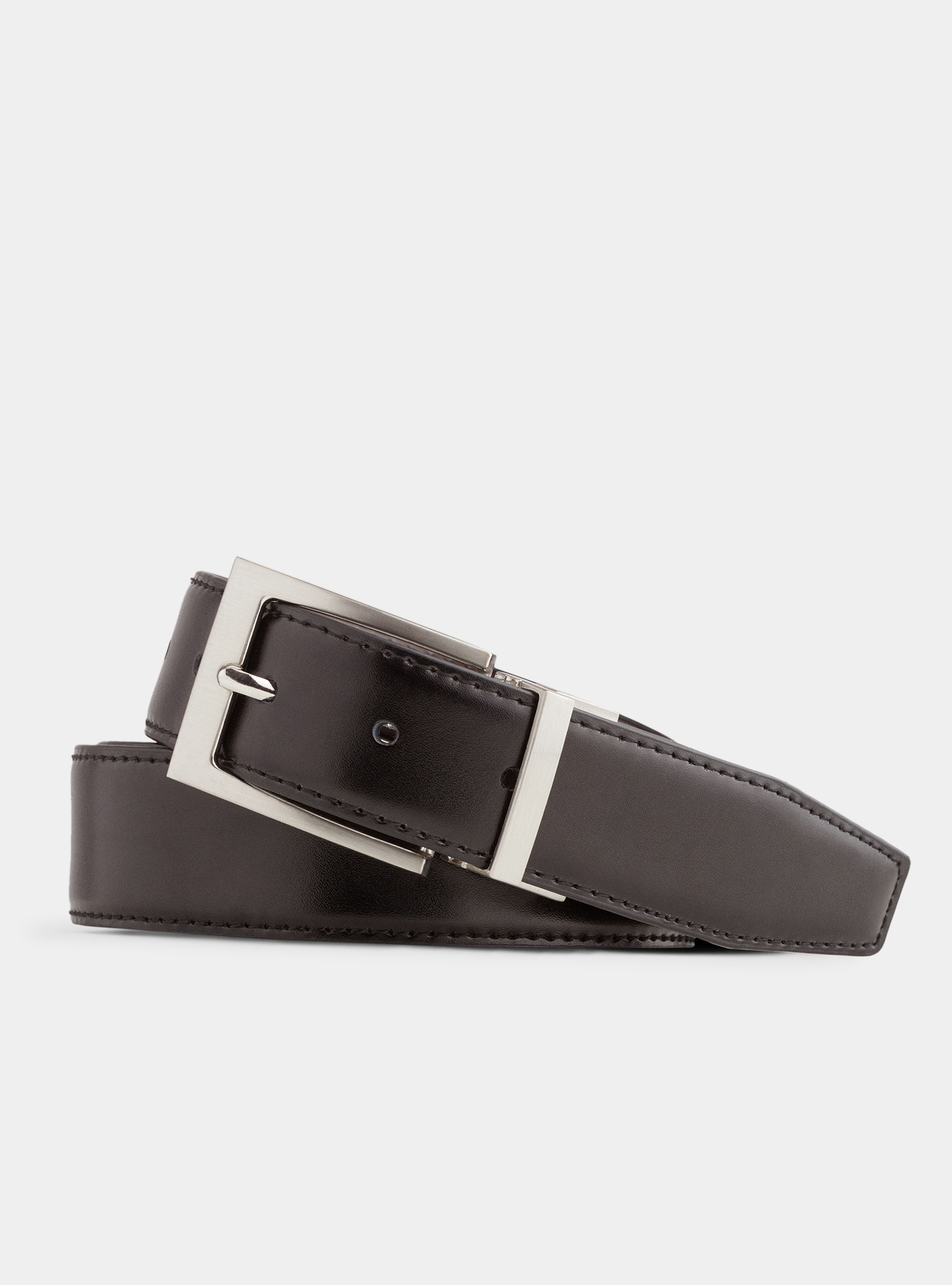 Reversible belt, BLACK