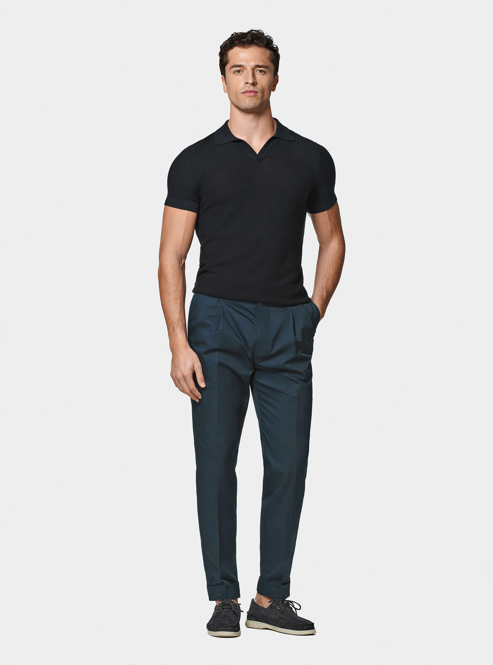 Abn&auml;herhose aus Baumwollpopeline, NAVY 0218C