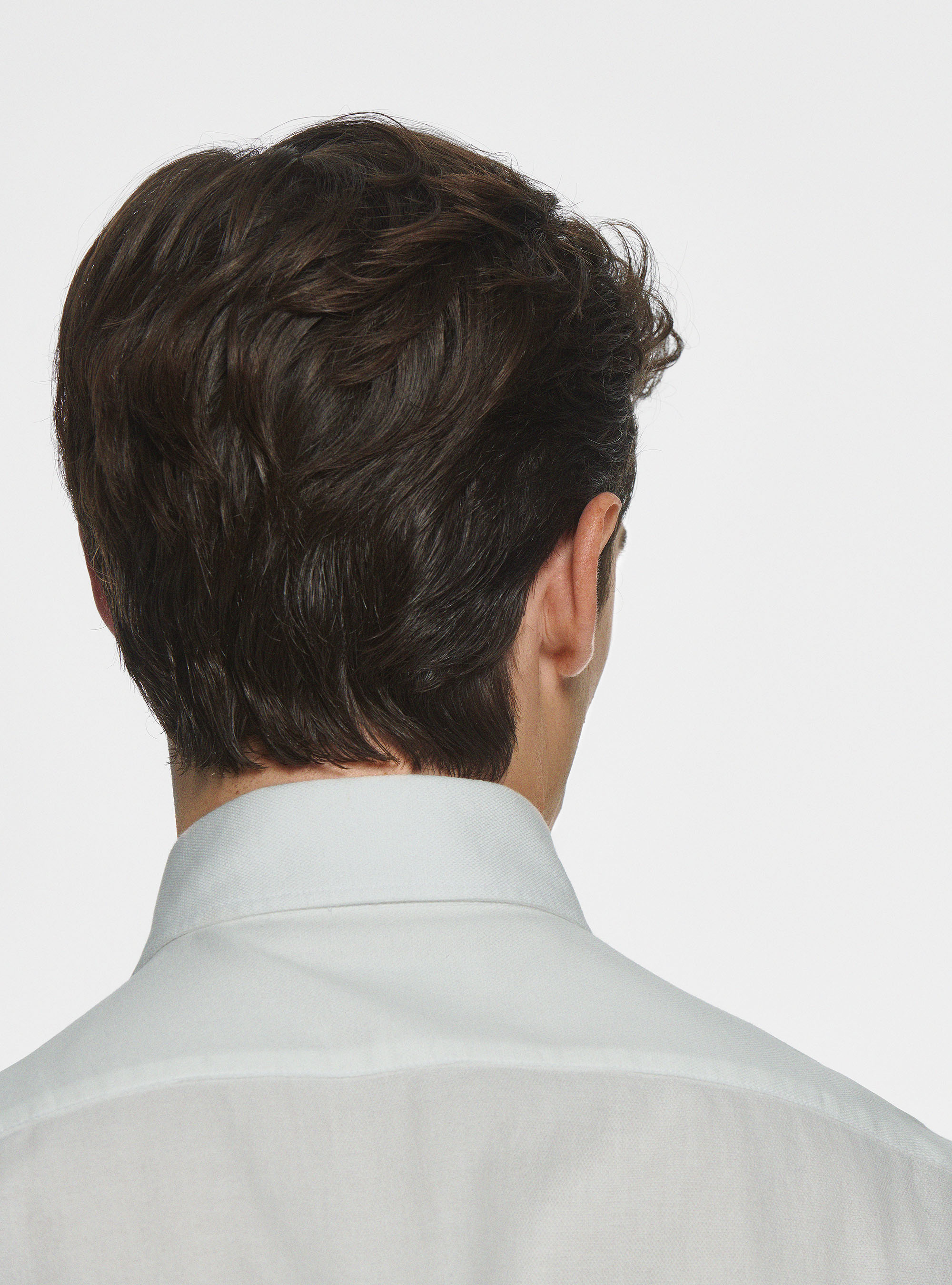 Cotton gauze shirt, WHITE