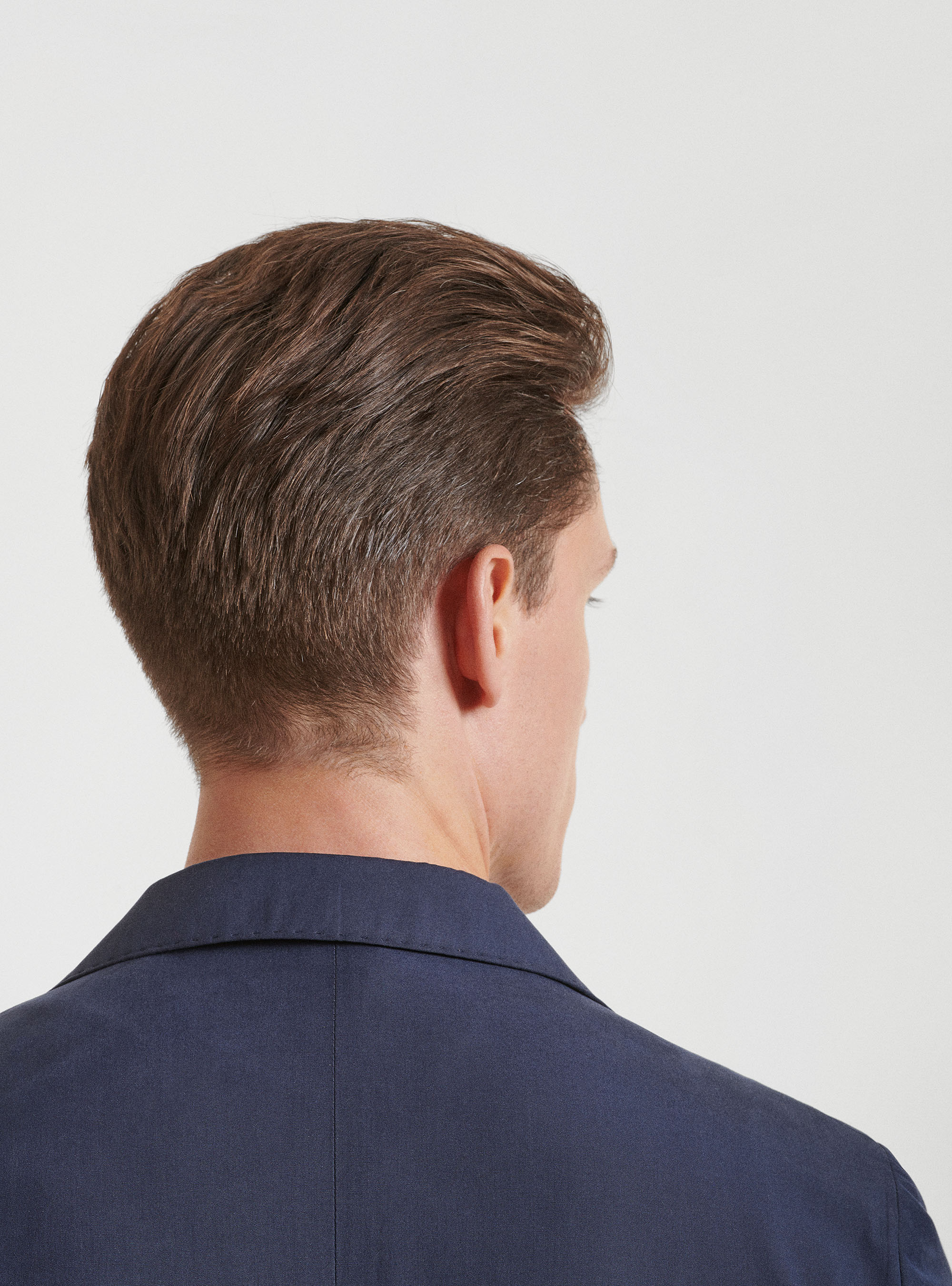DUEMILAGORI cotton-blend suit blazer, NAVY BLUE