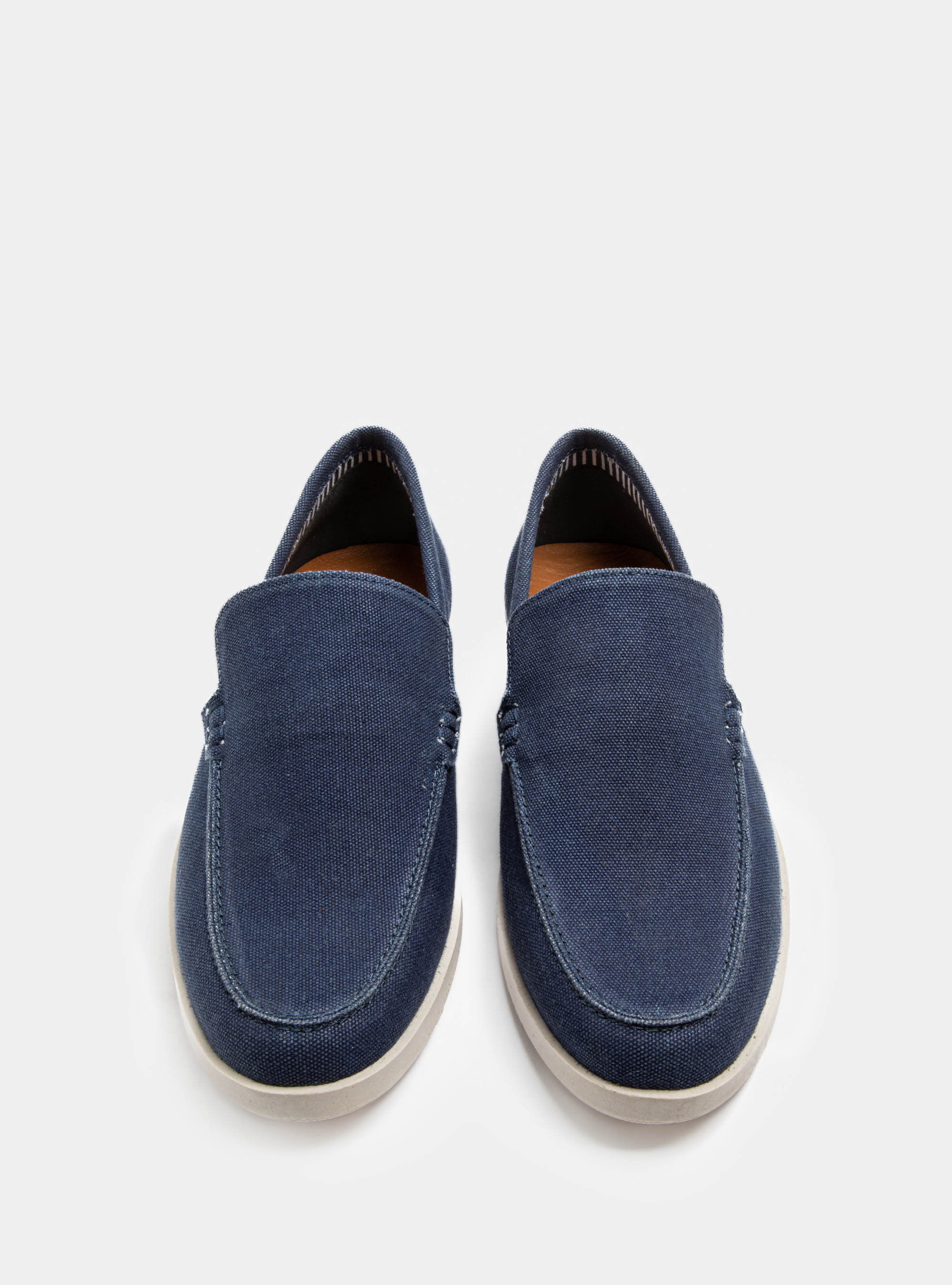 Canvas loafers, BLUE