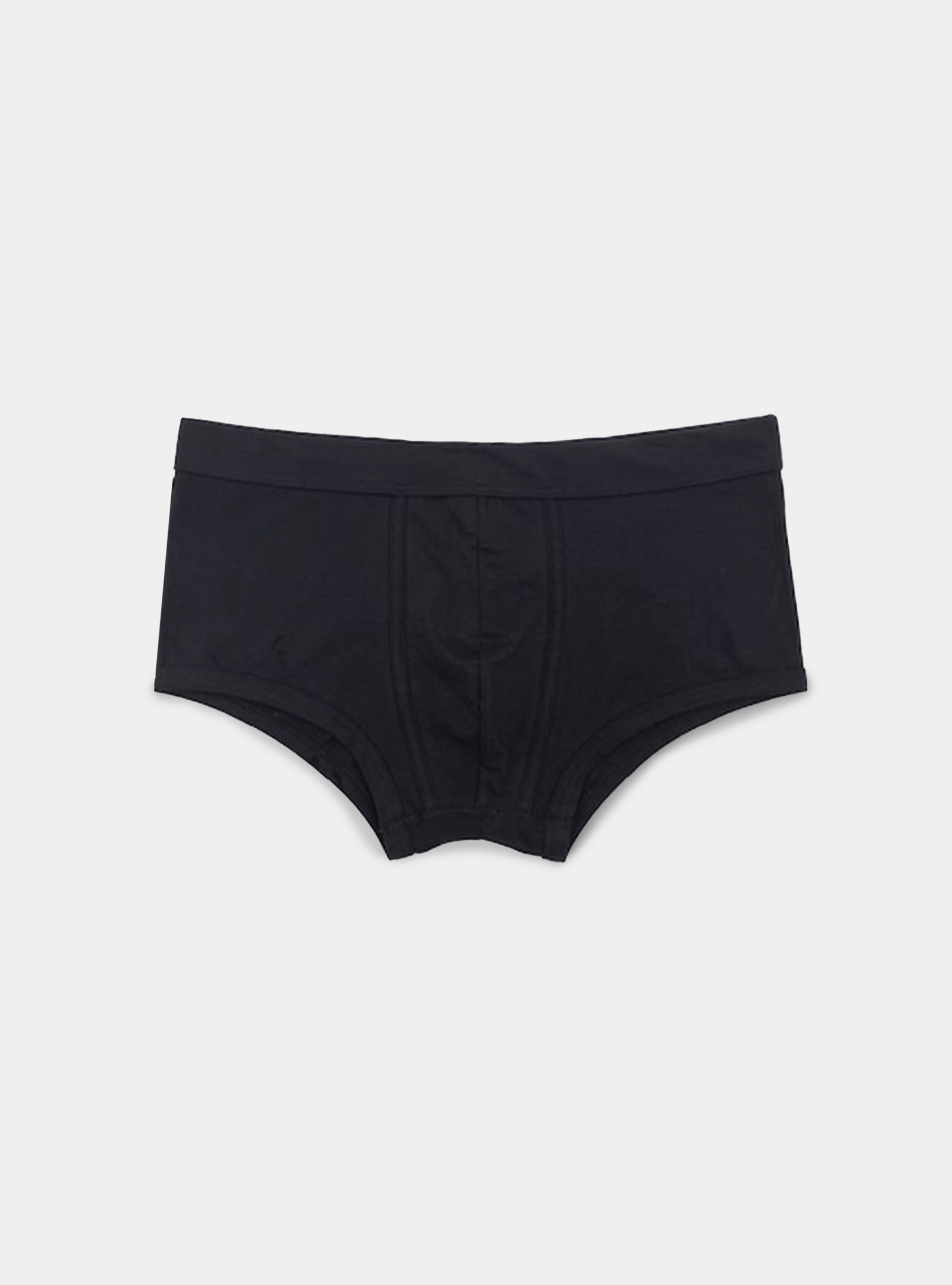 Supima cotton boxer shorts, BLACK