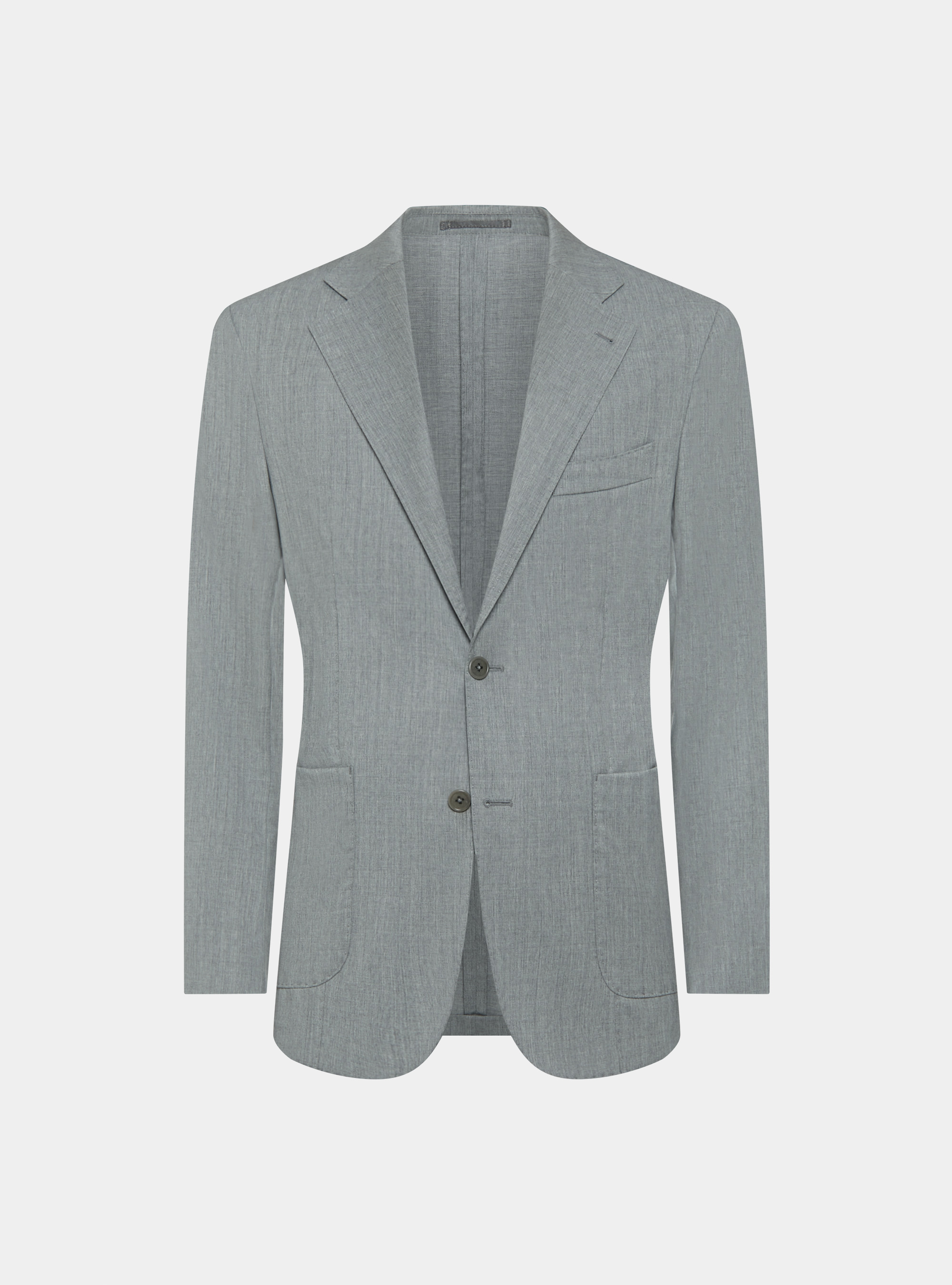 Pure 110's superfine wool blazer, LIGHT GREY MELANGE