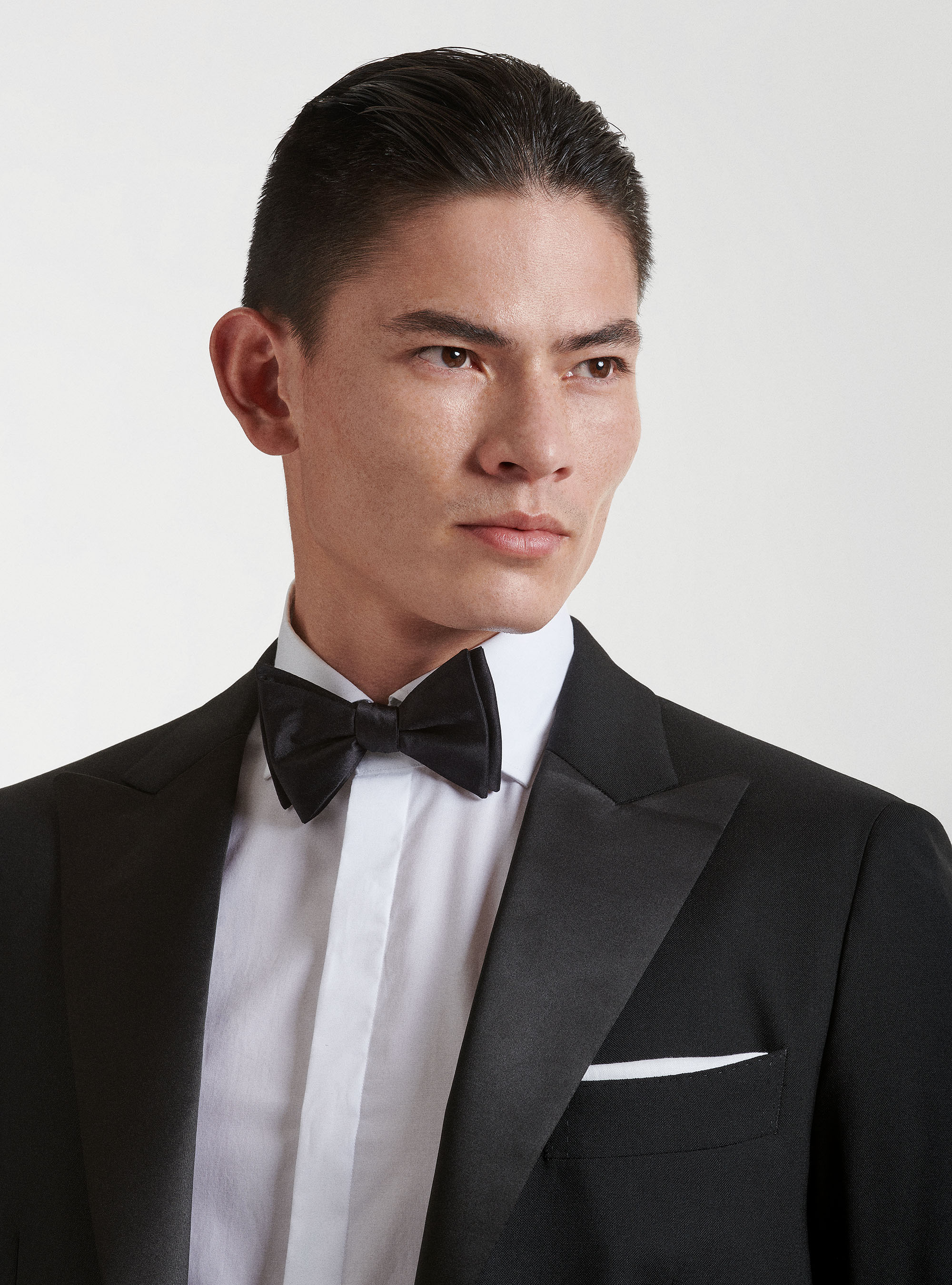 Pure wool tuxedo blazer Vitale Barberis Canonico, BLACK