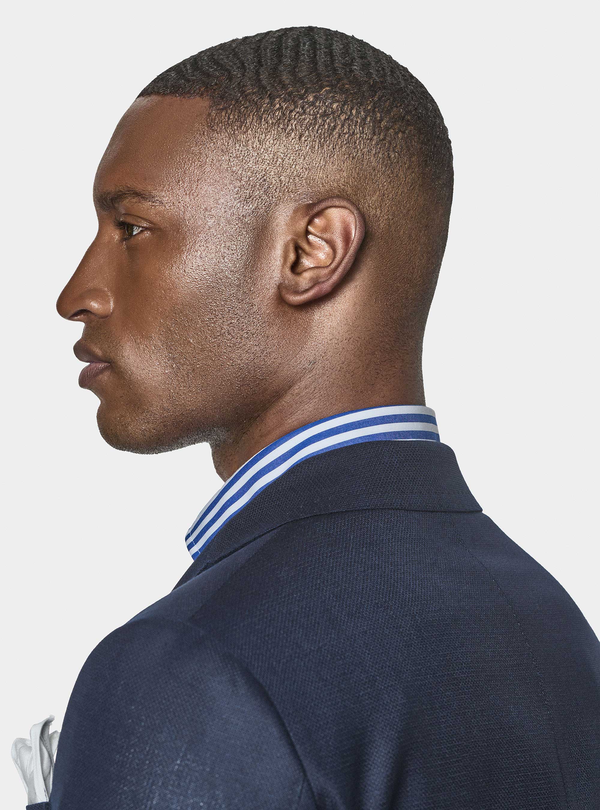 Pure wool hopsack blazer Vitale Barberis Canonico, NAVY BLUE