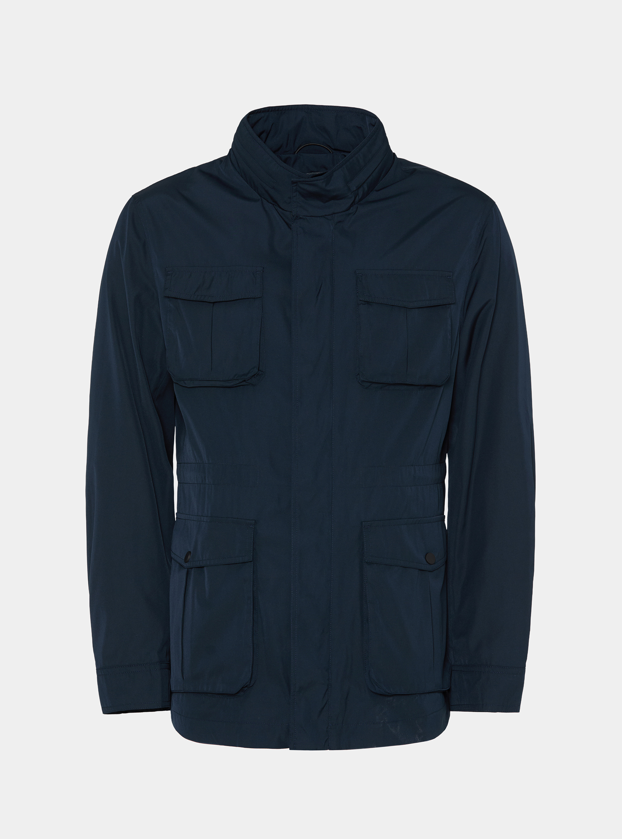 Field jacket in technical fabric, NAVY BLUE