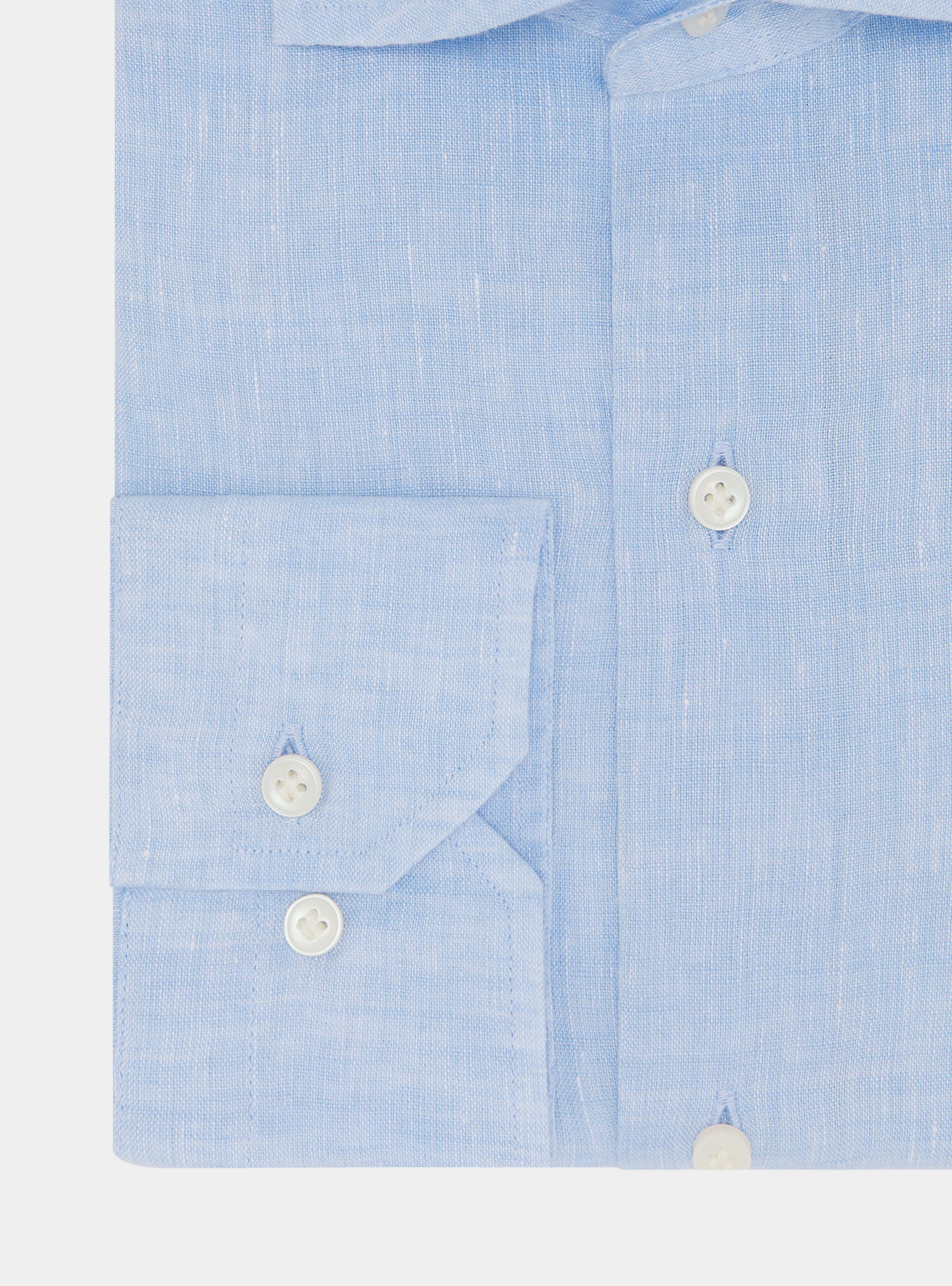 Camicia in puro lino, AZZURRO