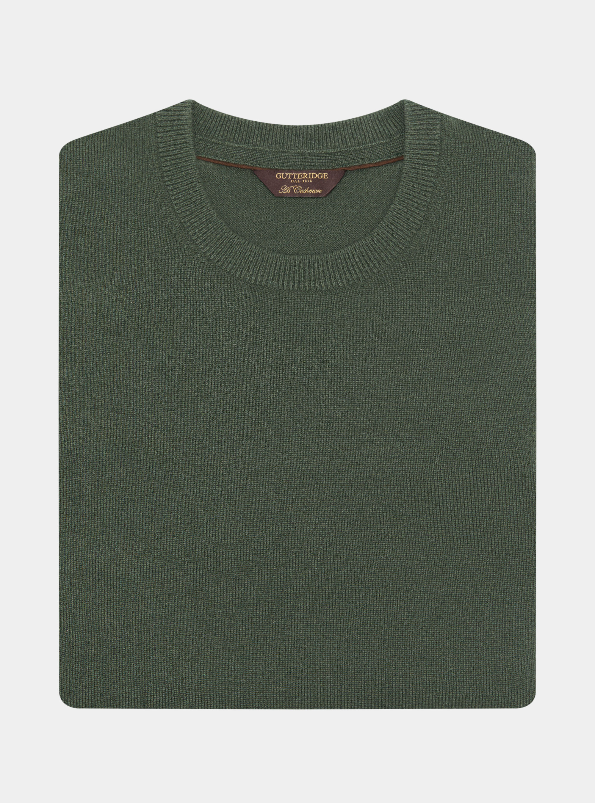Maglia girocollo in lana lambswool e cashmere, MILITARE 0609C