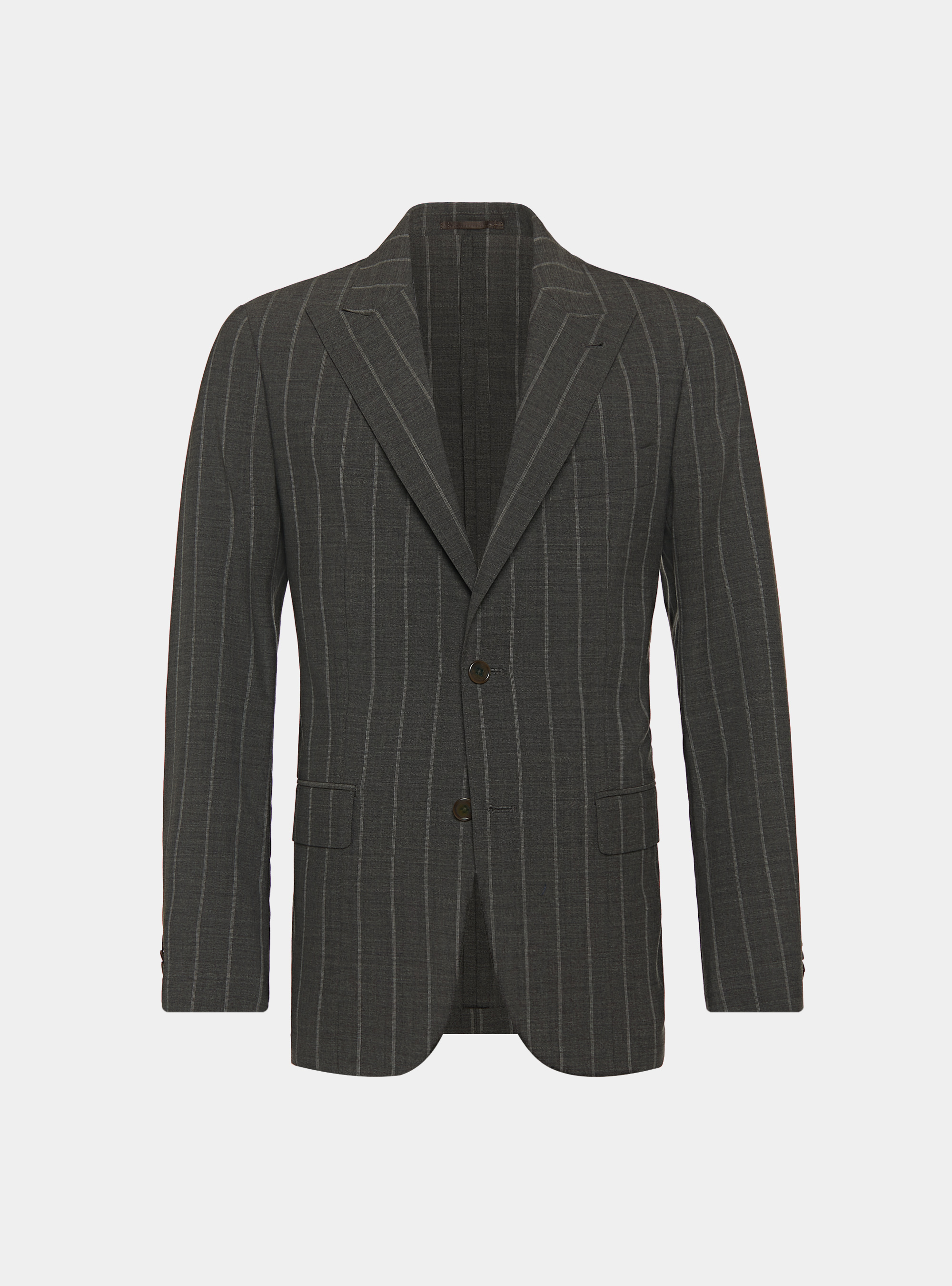 Pure wool pinstripe blazer, MUD