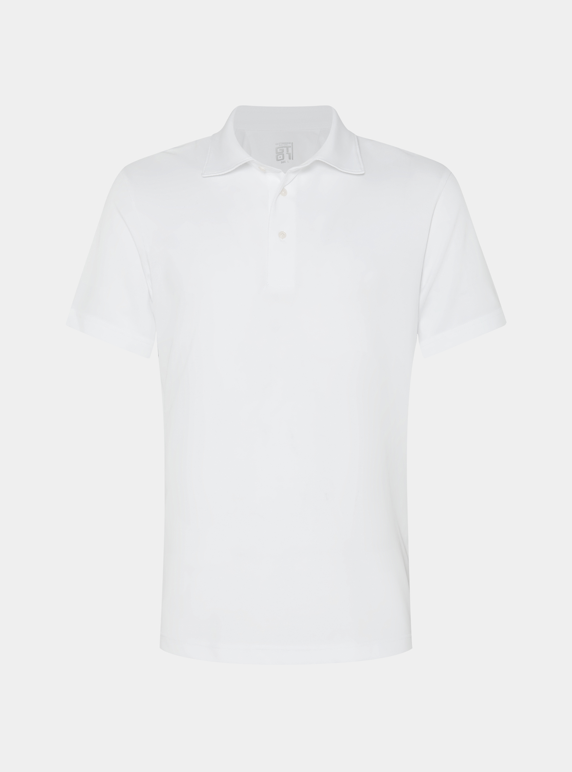 Polo en piqu&eacute; extensible GT01, BLANC