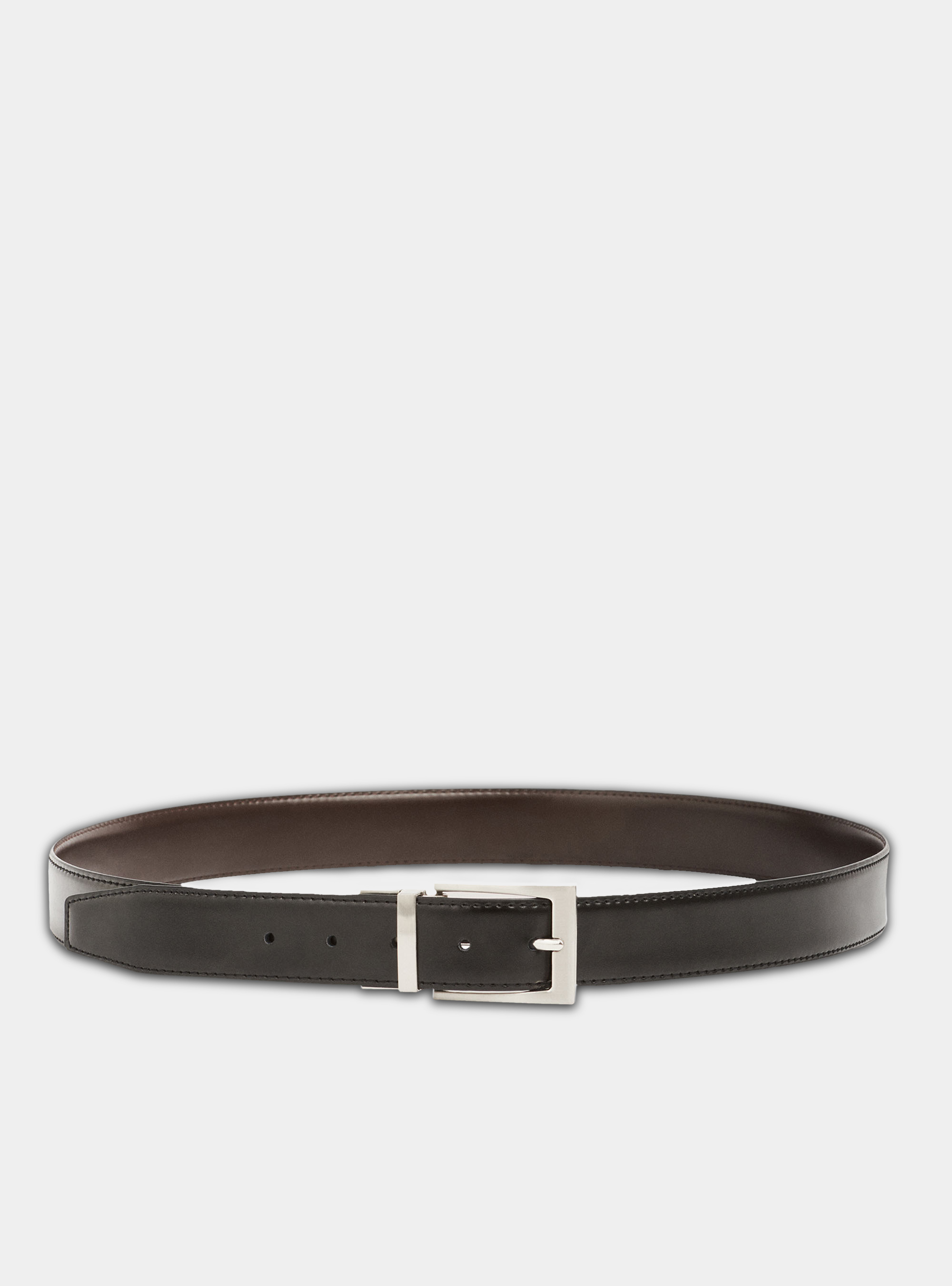 Reversible belt, BLACK