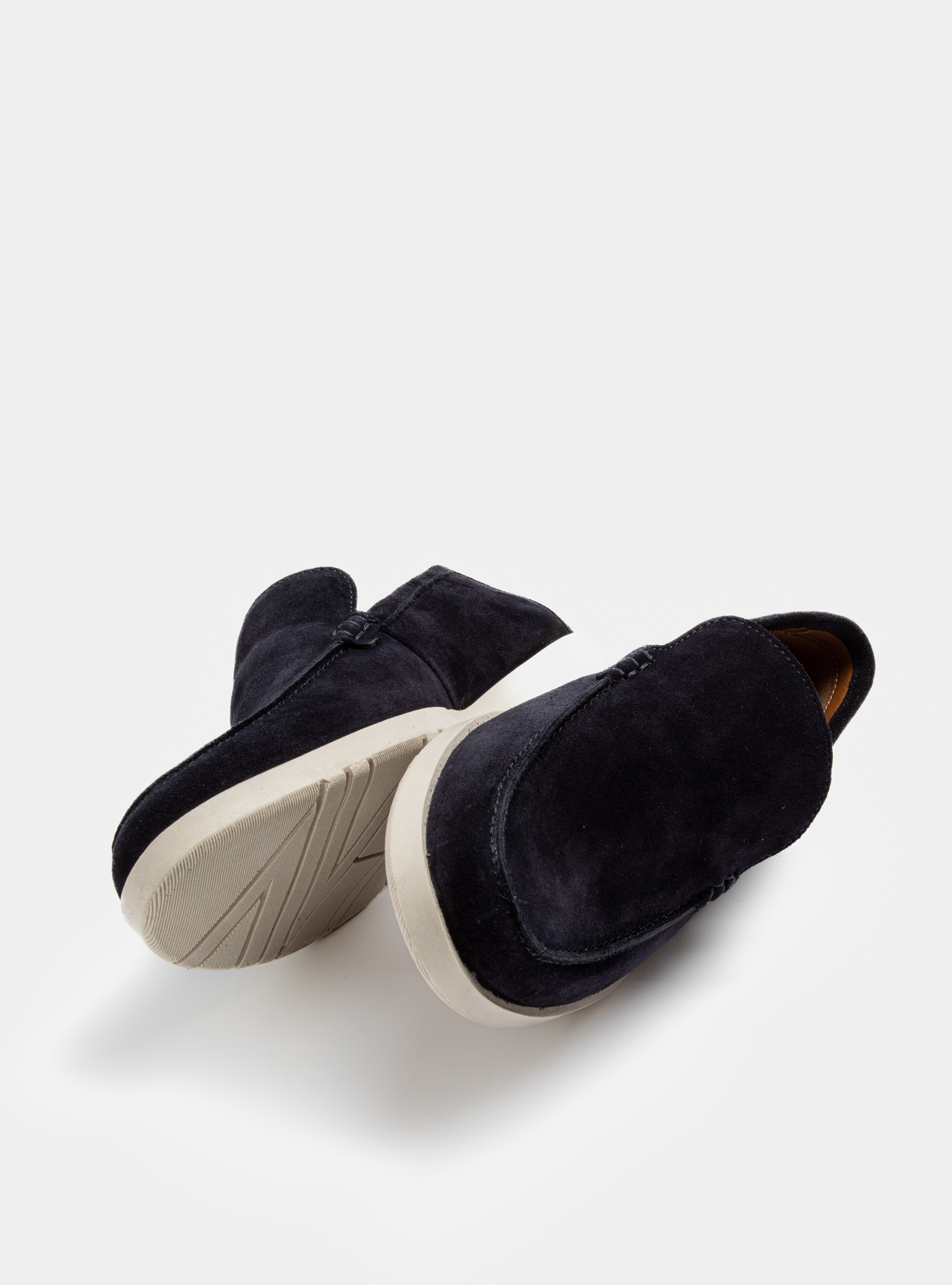 Mocassins en daim, BLEU MARINE