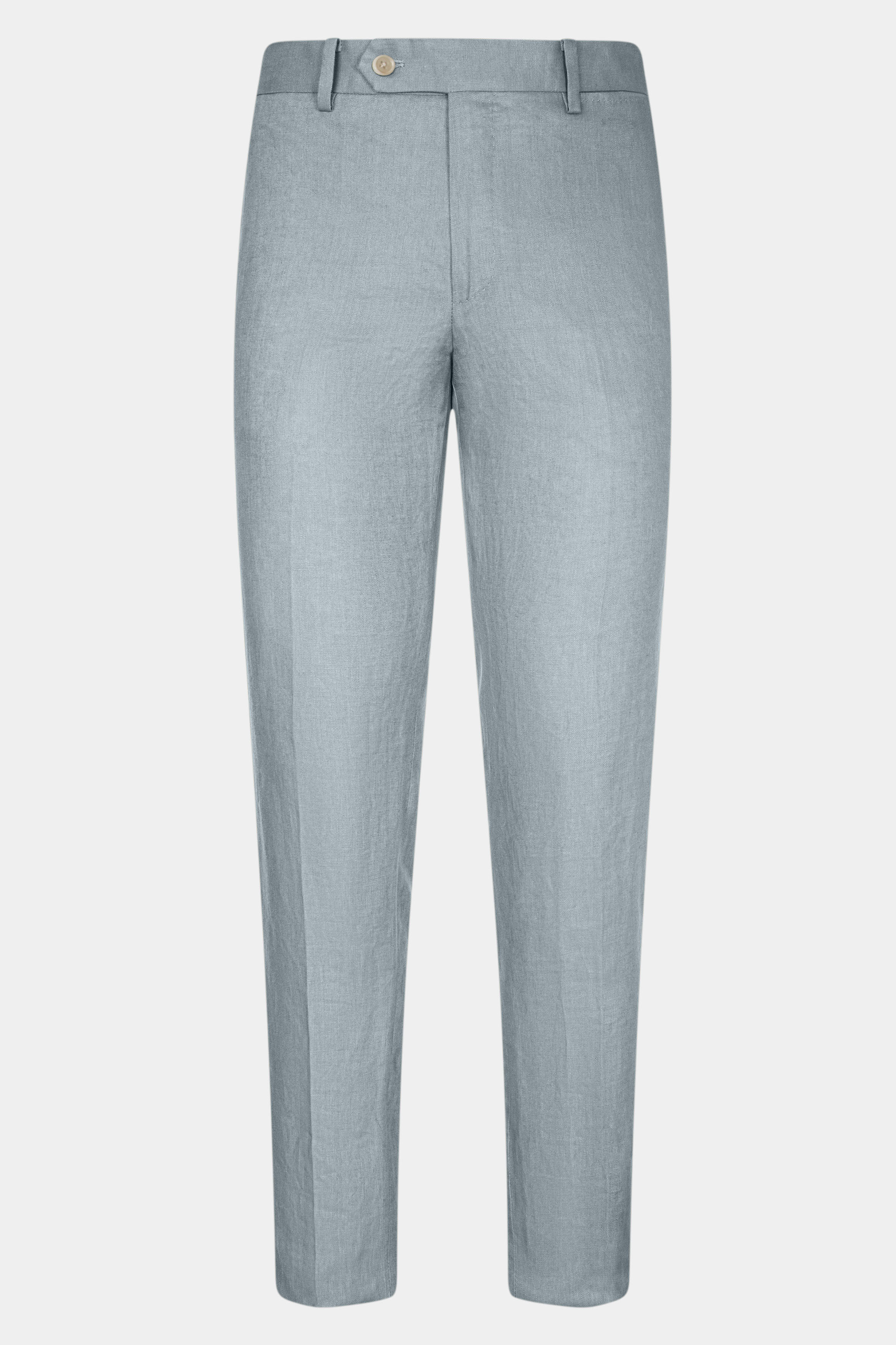 Pure linen suit trousers, LIGHT BLUE