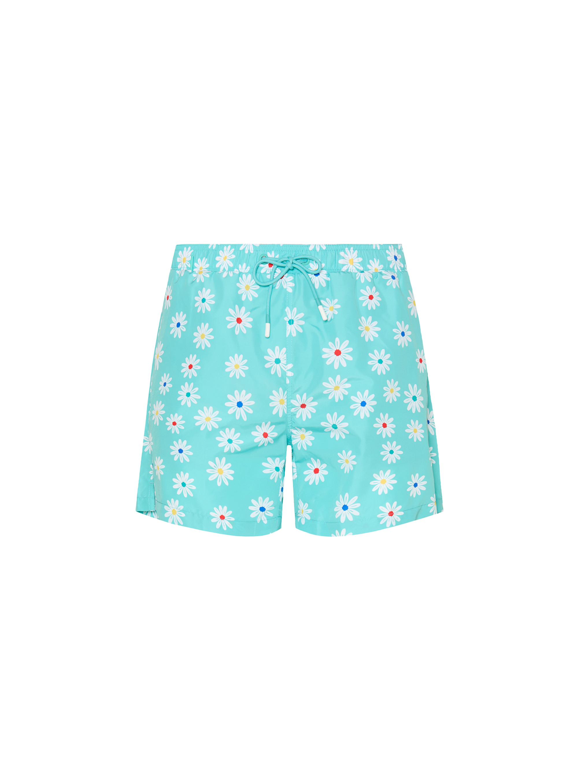 Daisy print swimwear, AZZURRO TIFFANY 0277C