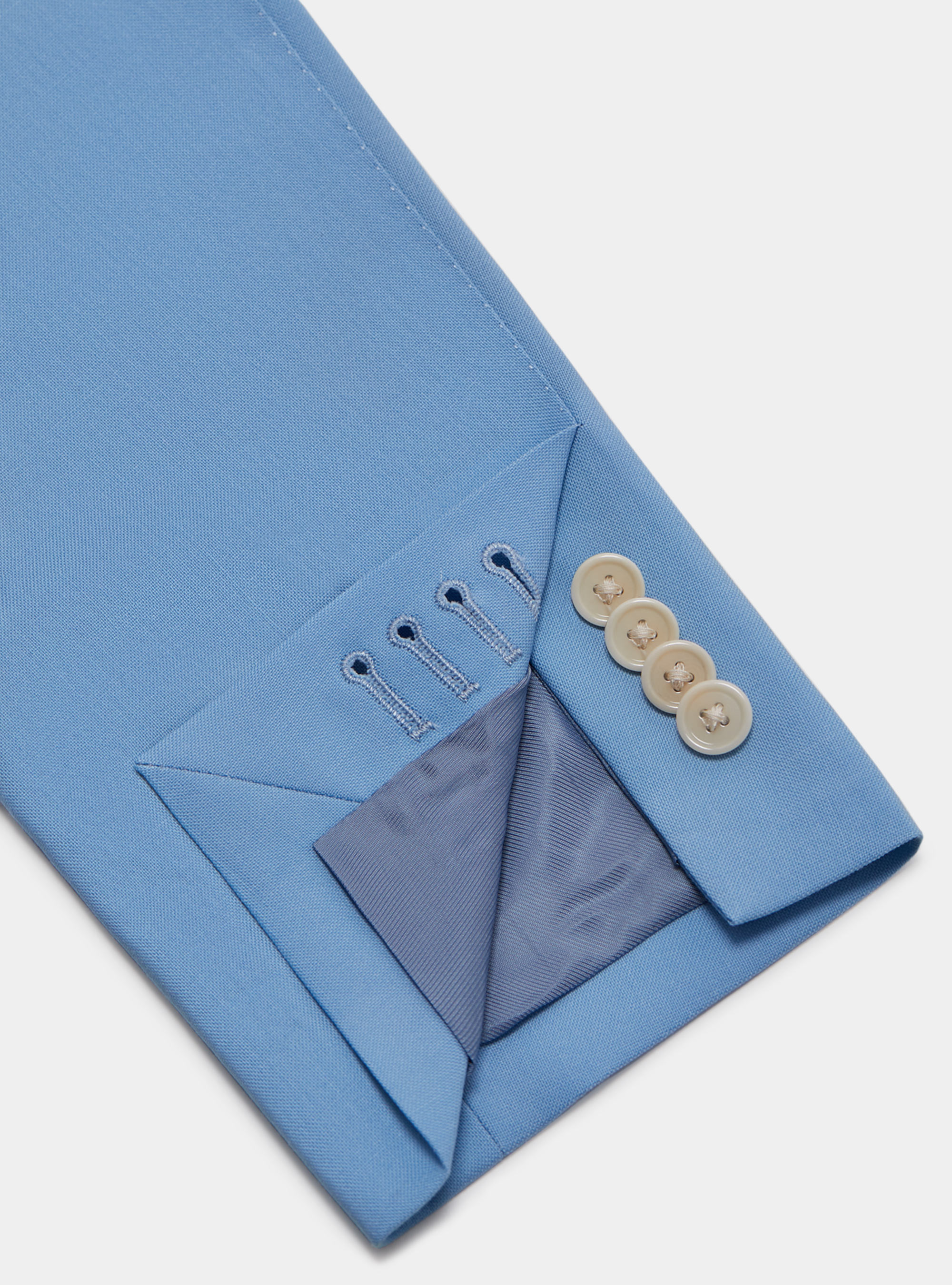 Veste en pure laine Vitale Barberis Canonico, BLEU CIEL