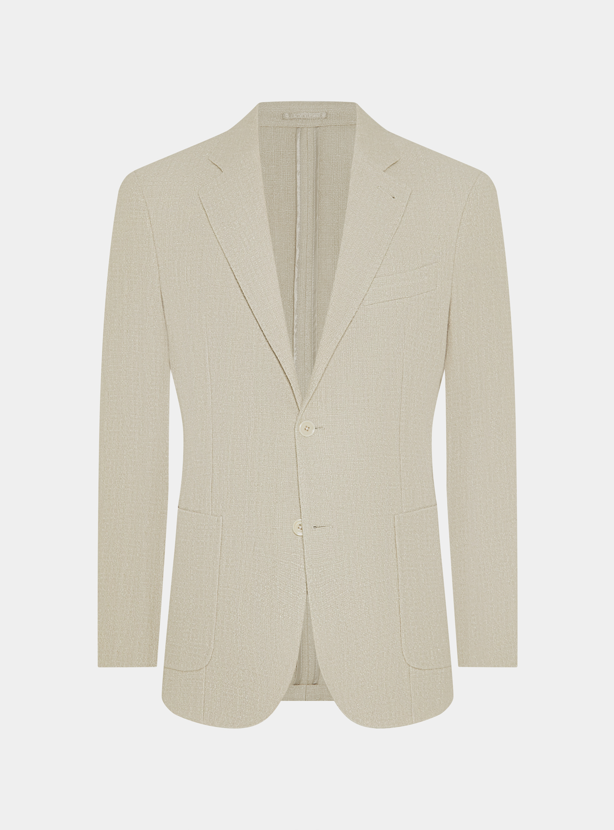 Giacca in lino crepe, SABBIA