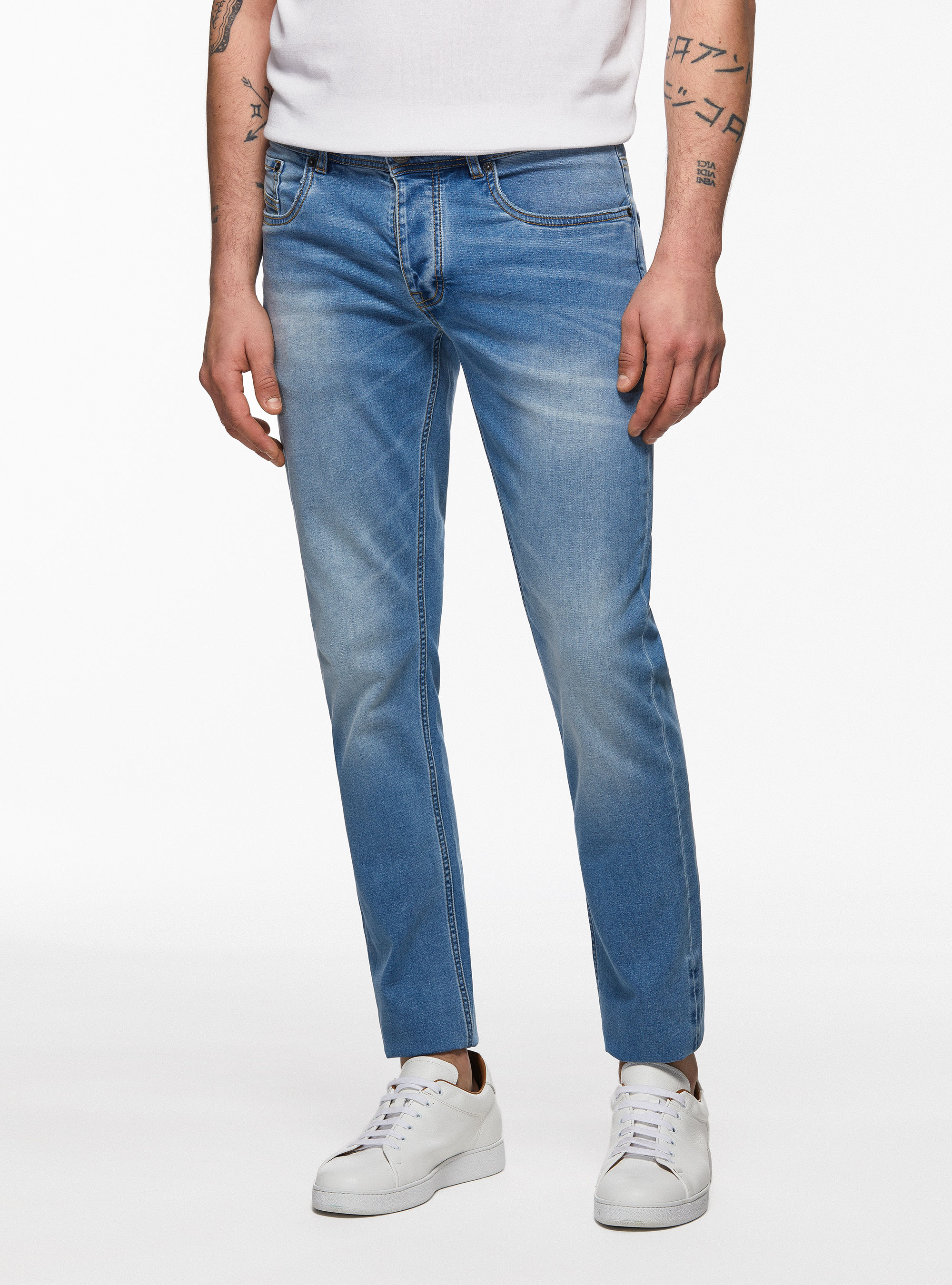 Five-pocket denim, LIGHT BLUE