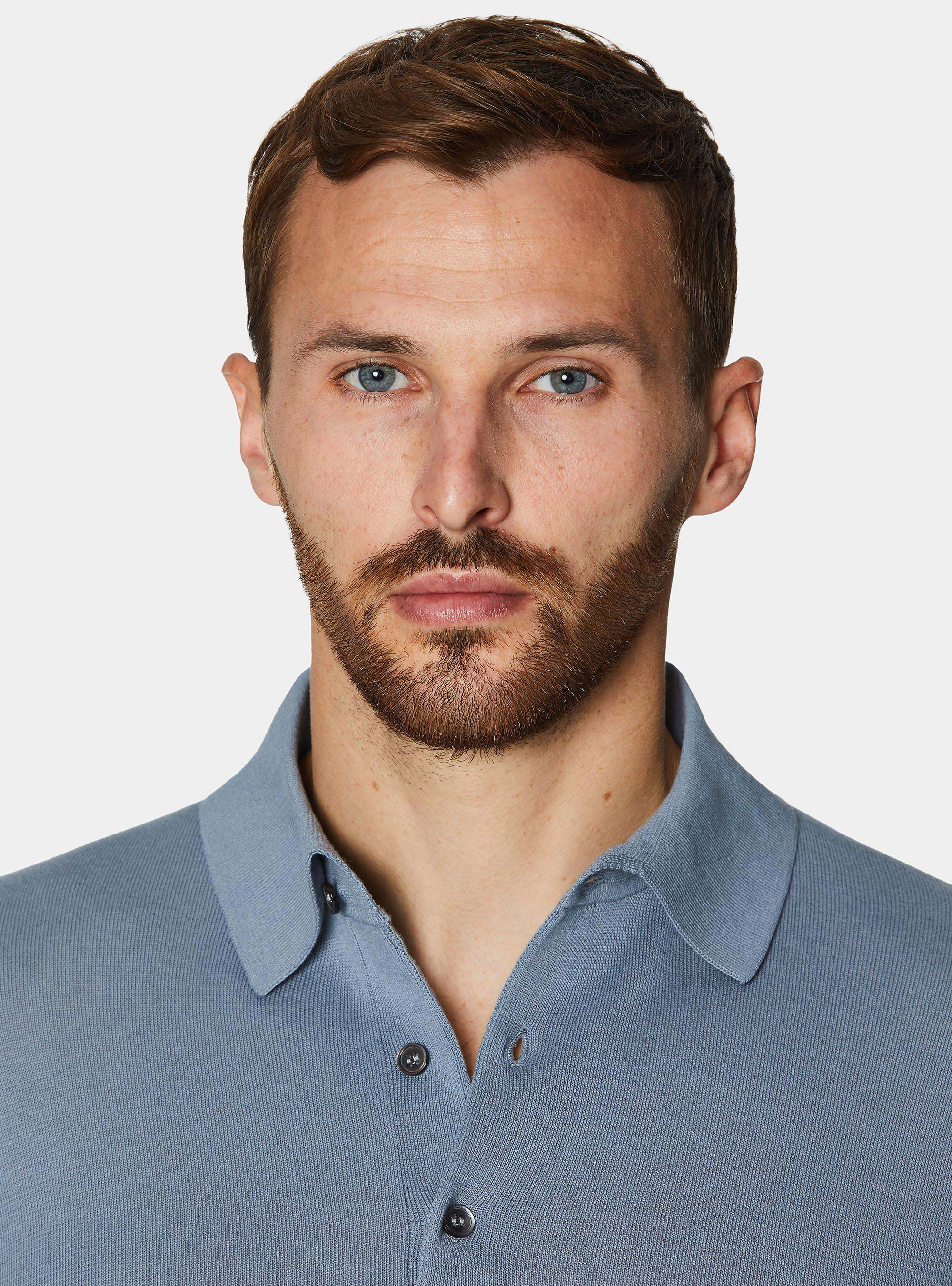 Poloshirt aus extrafeinem Baumwollstrick, AVIO 0292C