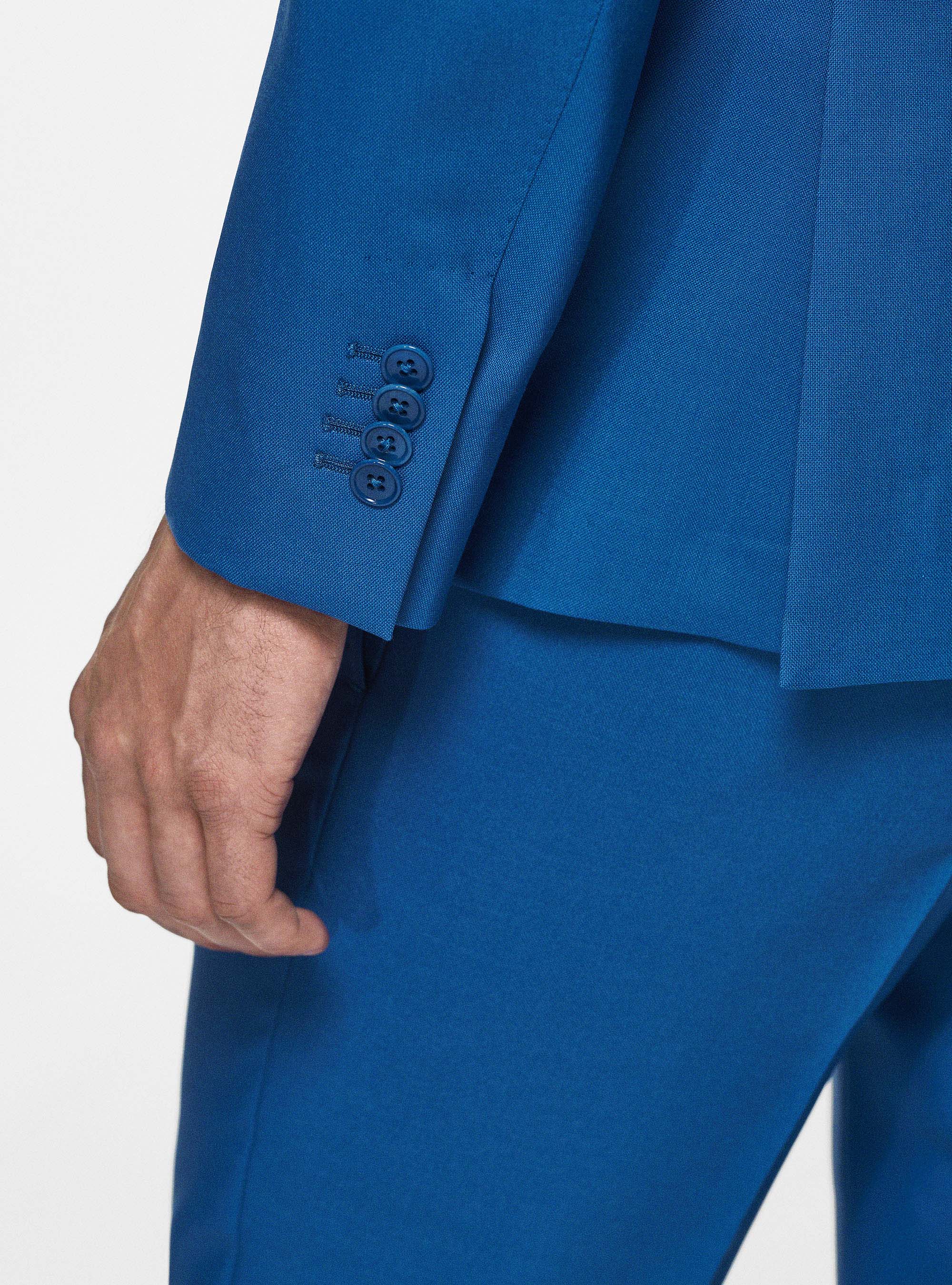 Veste en pure laine Vitale Barberis Canonico, 0226C CERULEO