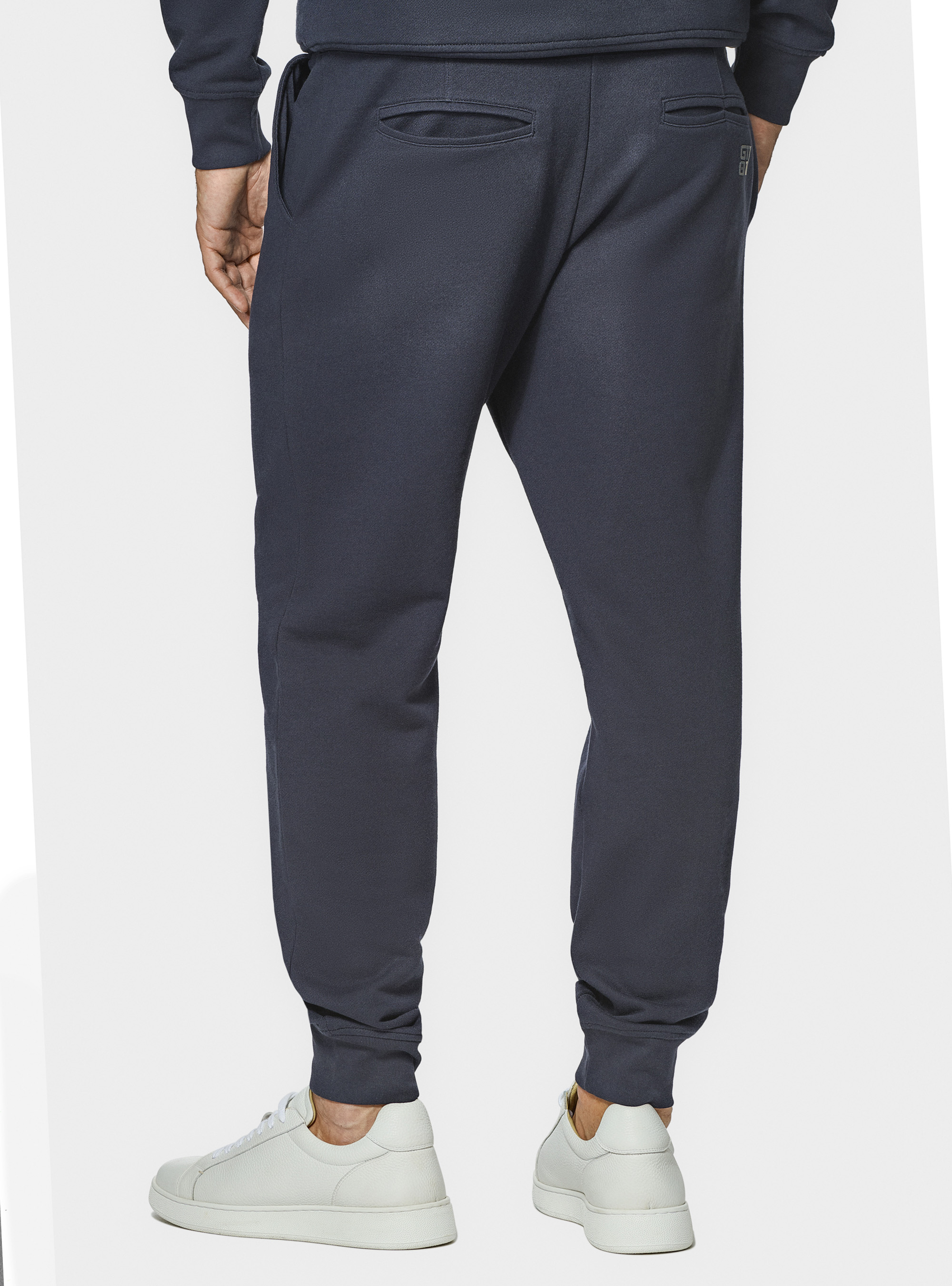 GT01 fleece sports trousers, NAVY BLUE