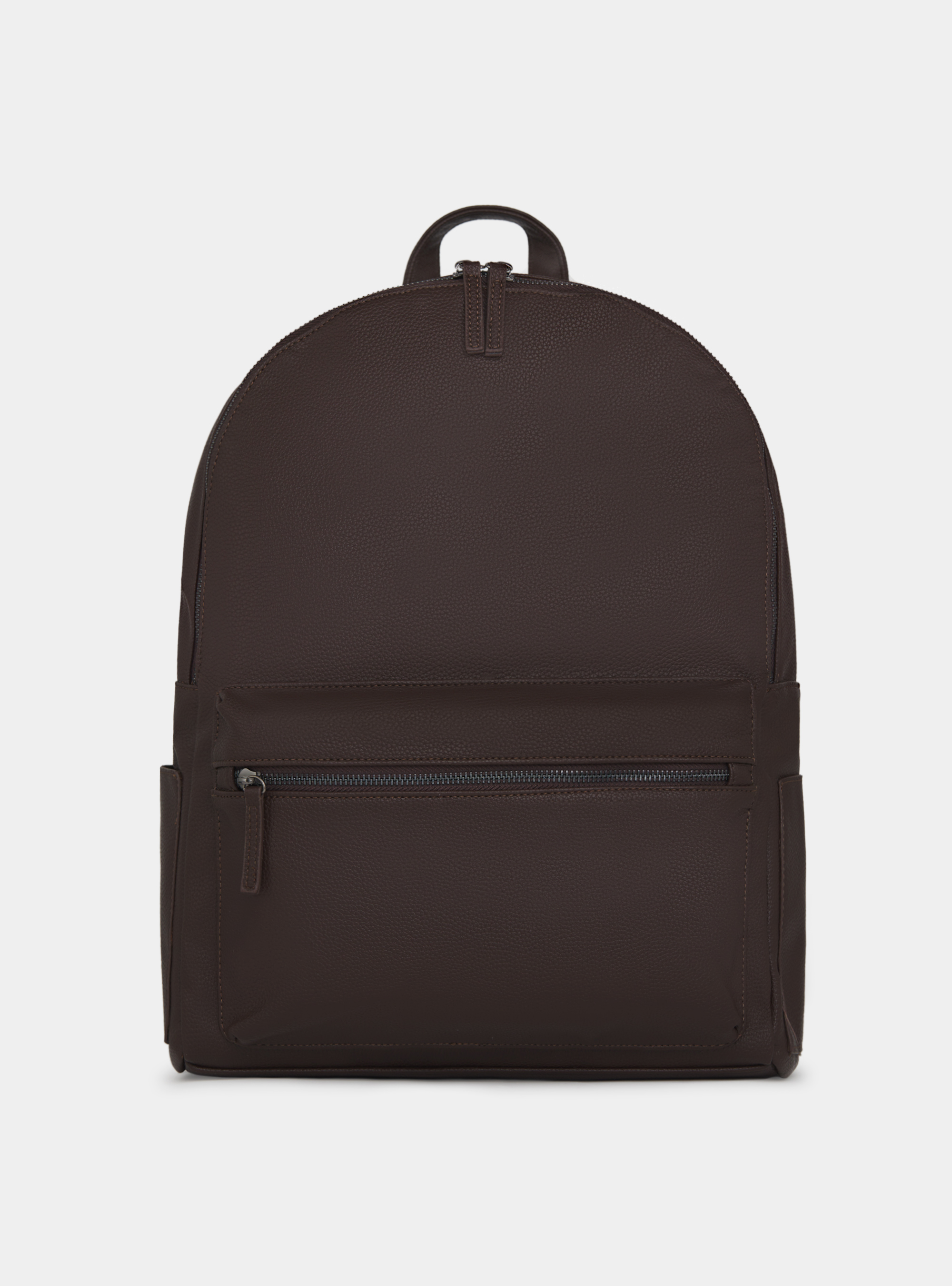 Backpack with pockets, BROWN