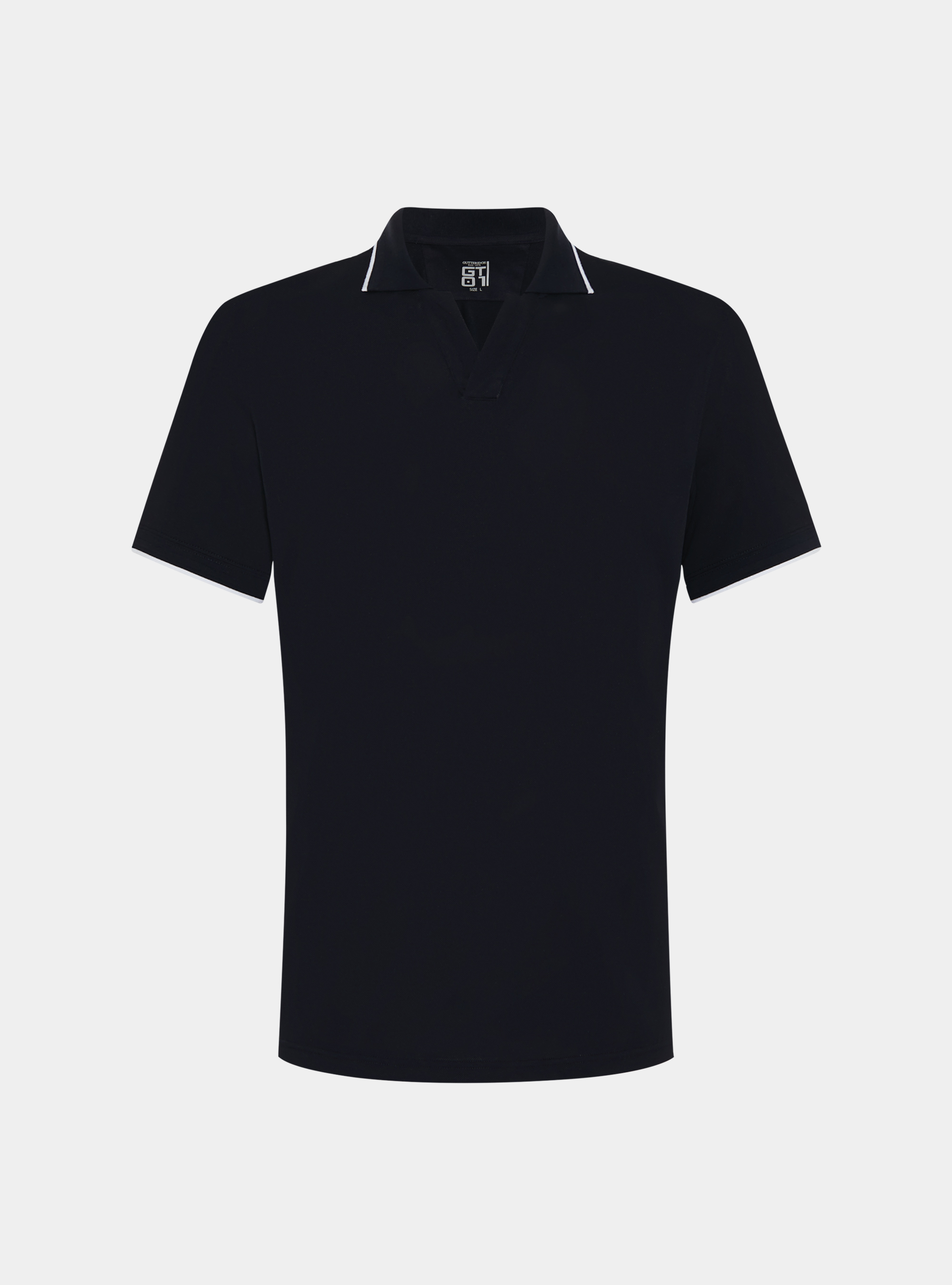 Polo GT01 de piqu&eacute; el&aacute;stico sin botones, AZUL MARINO