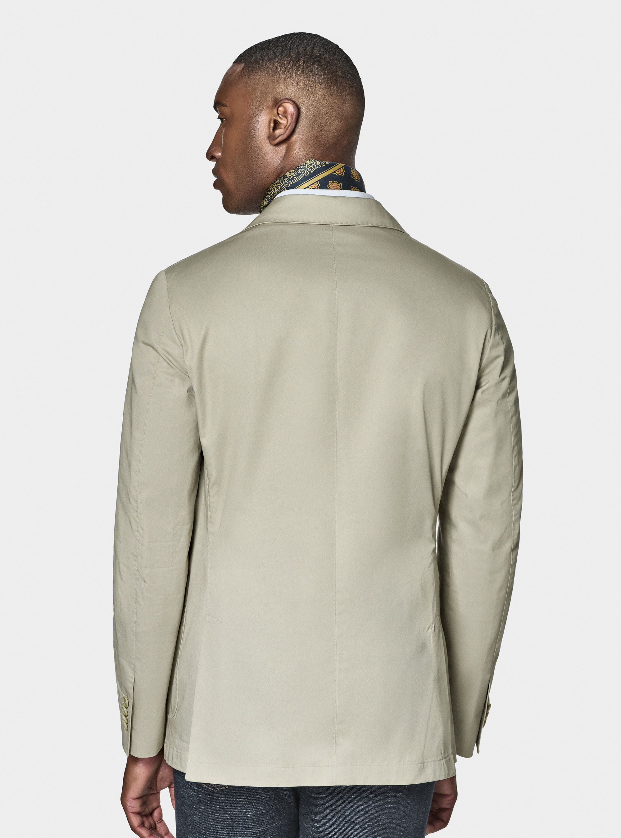 Veste en popeline de coton, &Atilde; CRU