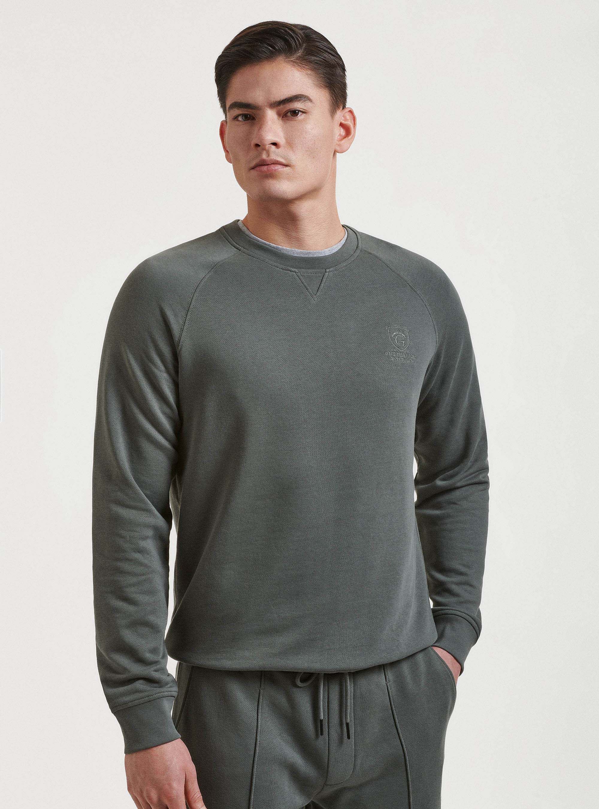 Sudadera lisa, SALVIA 0602C