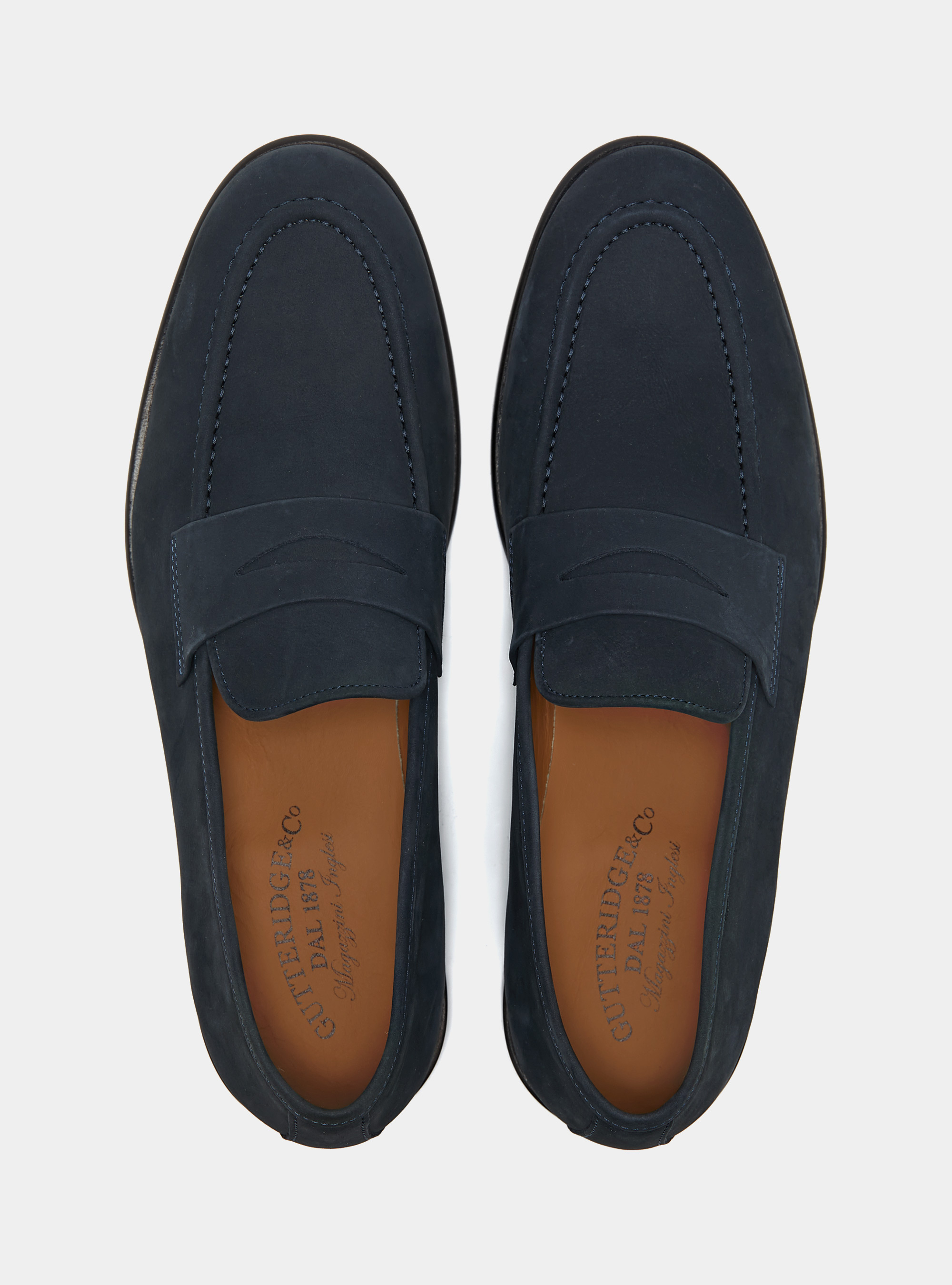 Nubuk Mokassins, BLUE 0241C