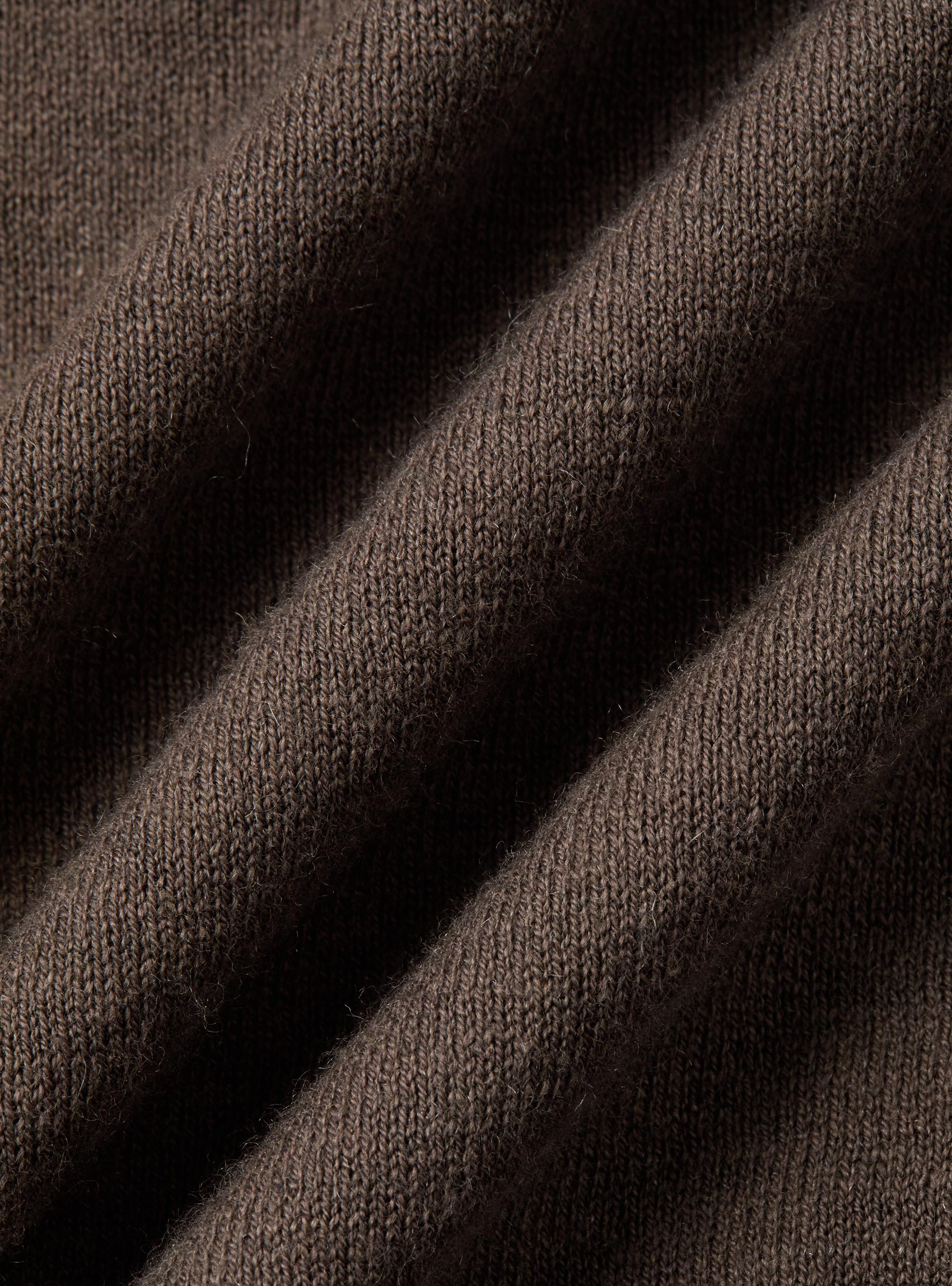 Rundhals-Pullover aus Baumwolle, Seide und Kaschmir, MARRONE 0507C