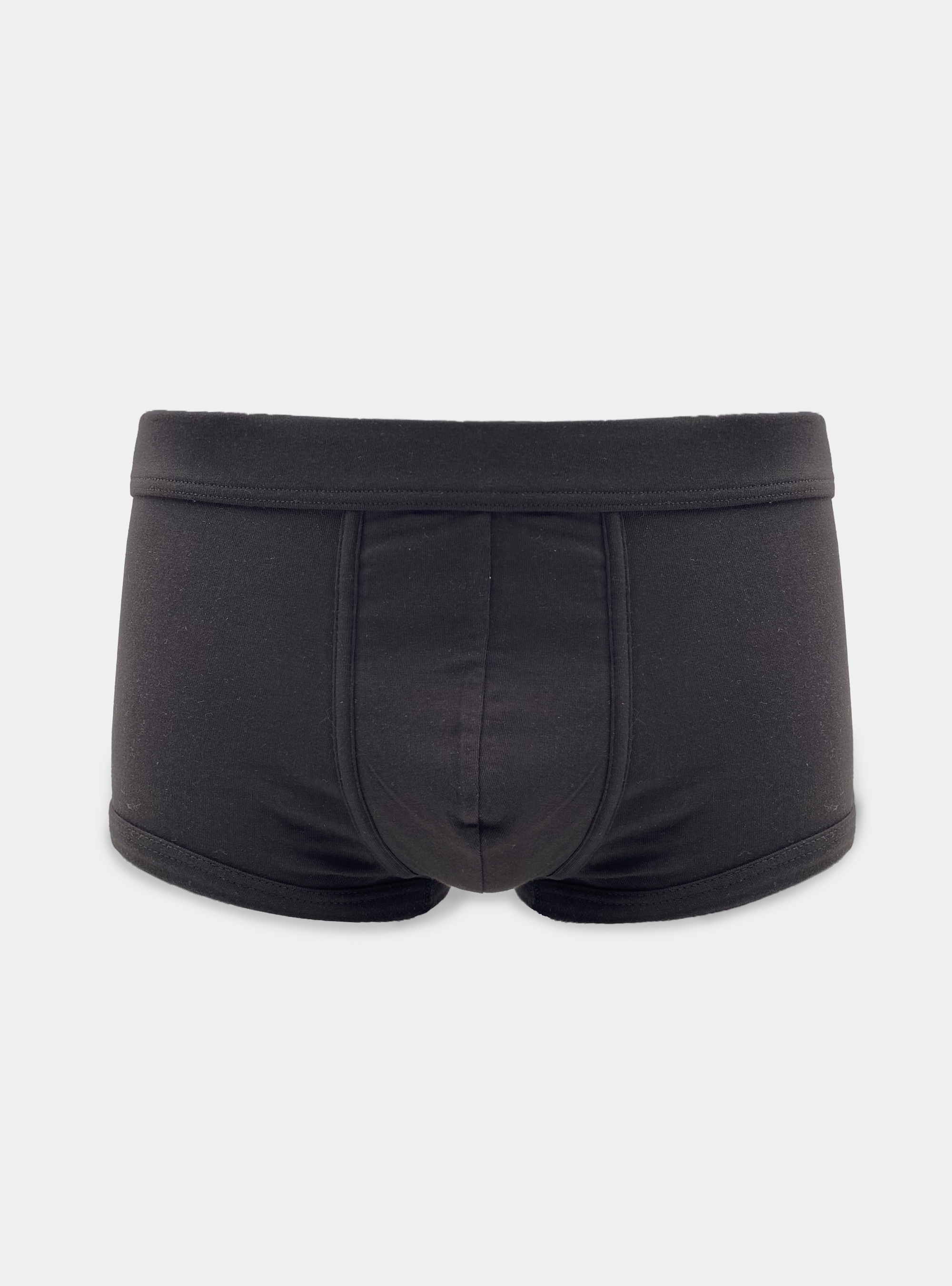 Supima cotton boxer shorts, BLACK
