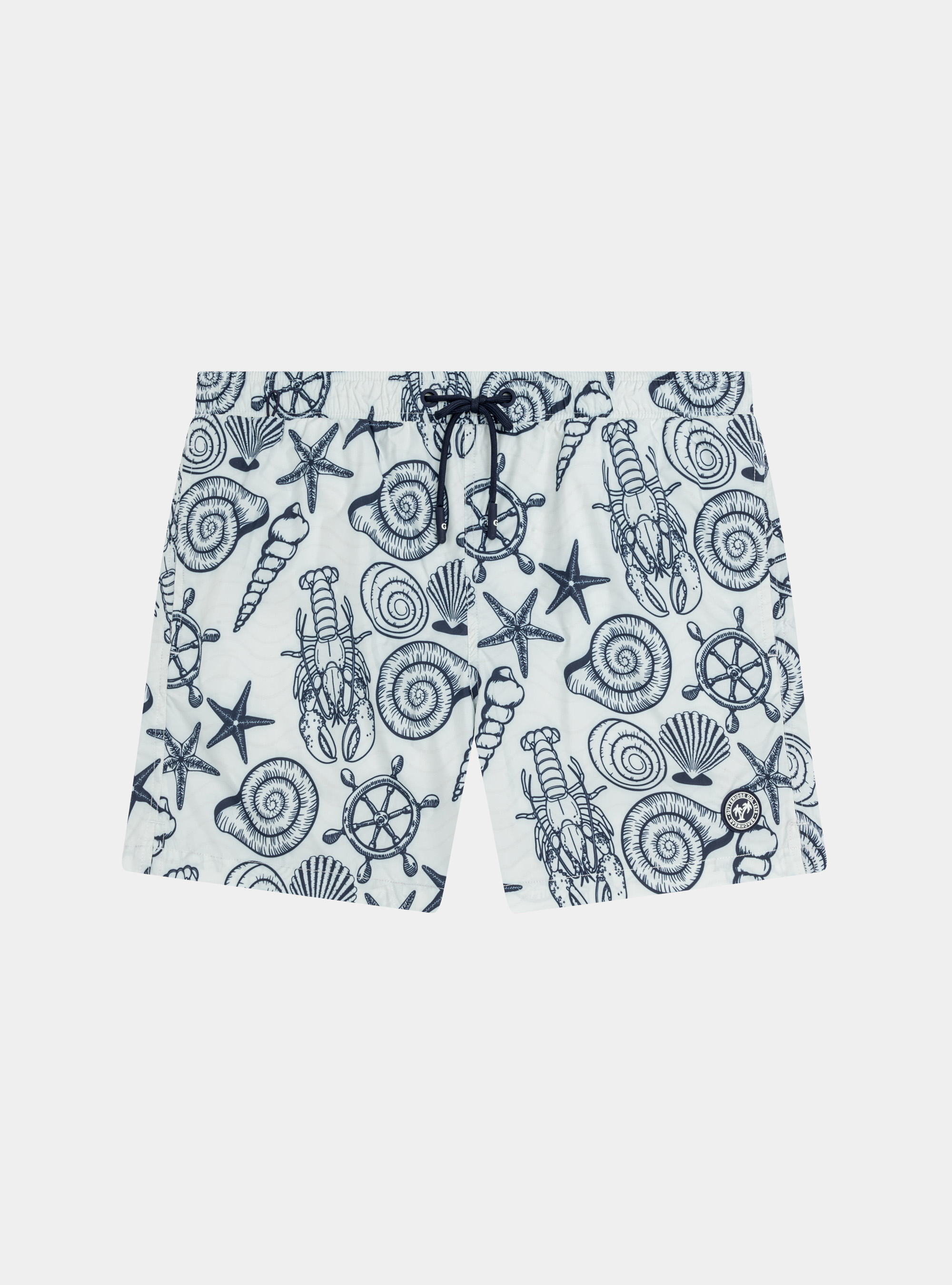 Costume da bagno fantasia marina, BIANCO