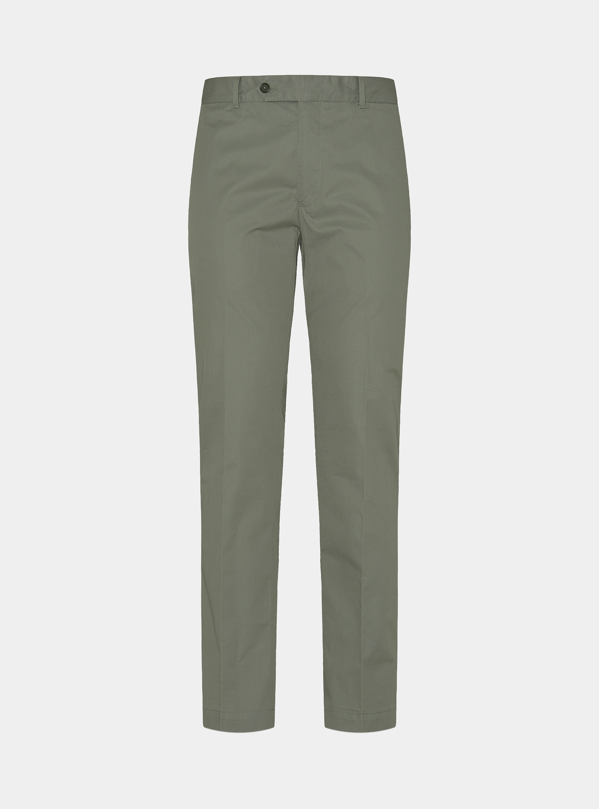Lightweight twill slim fit chino trousers, SALVIA 0602C