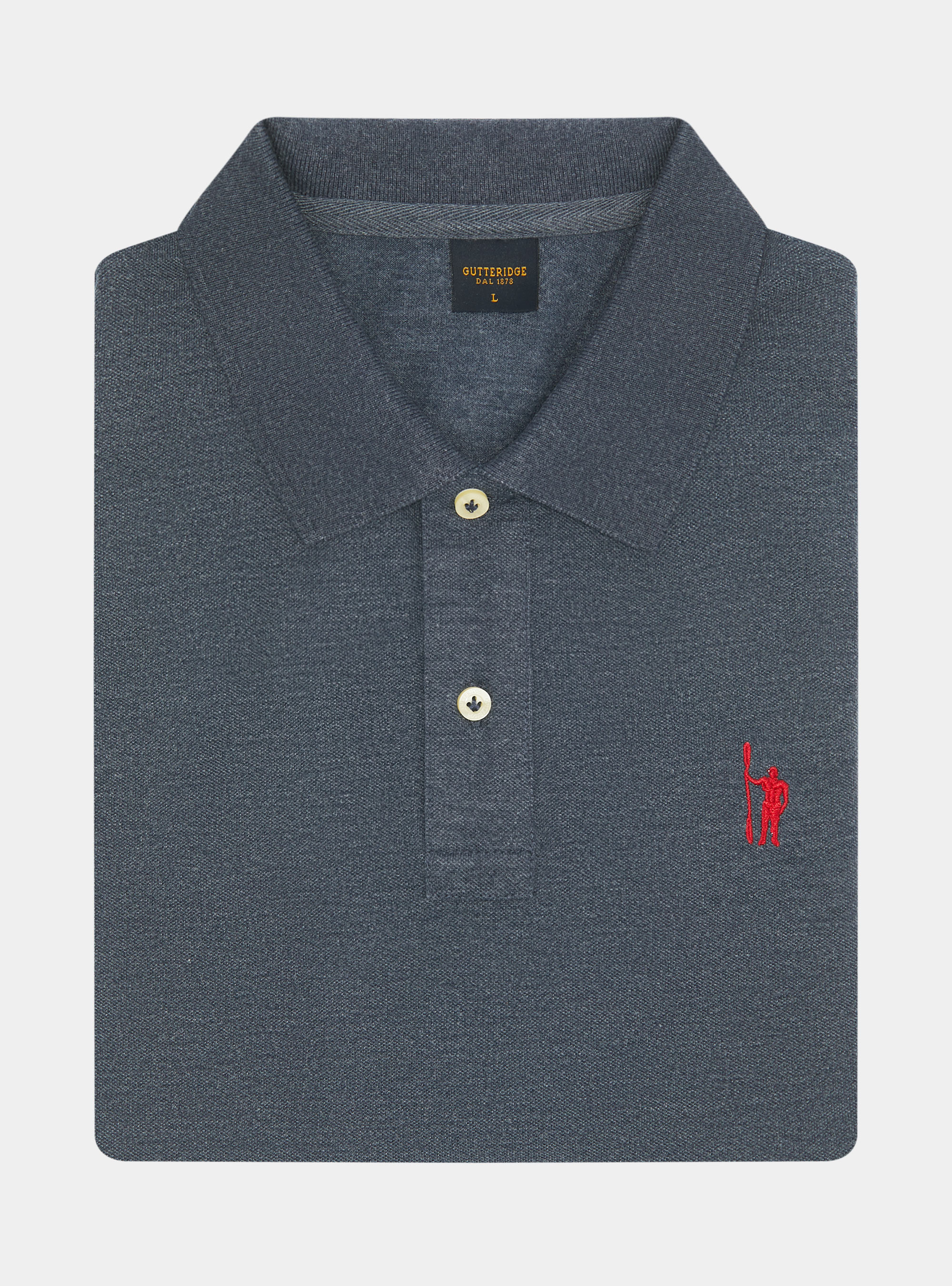 Polo classique en piqu&eacute;, ENCRE