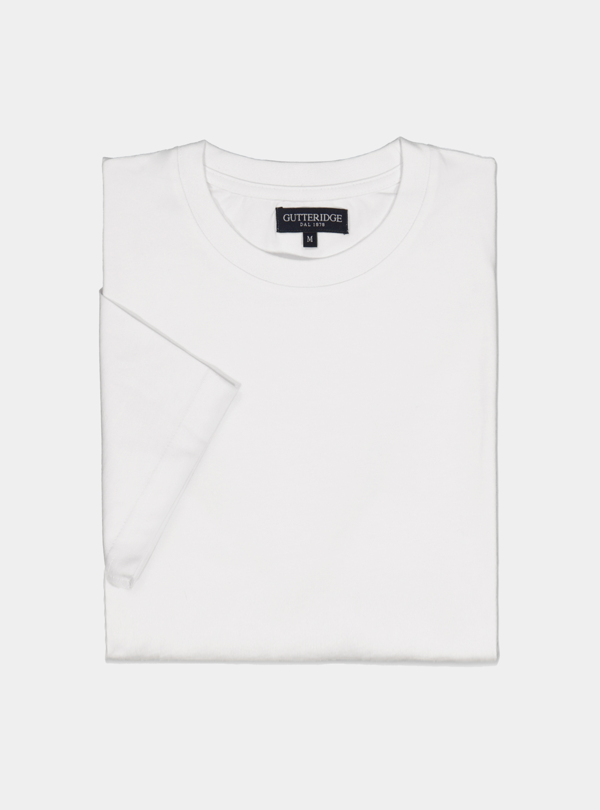 Tshirt in jersey di cotone tinta unita, BIANCO