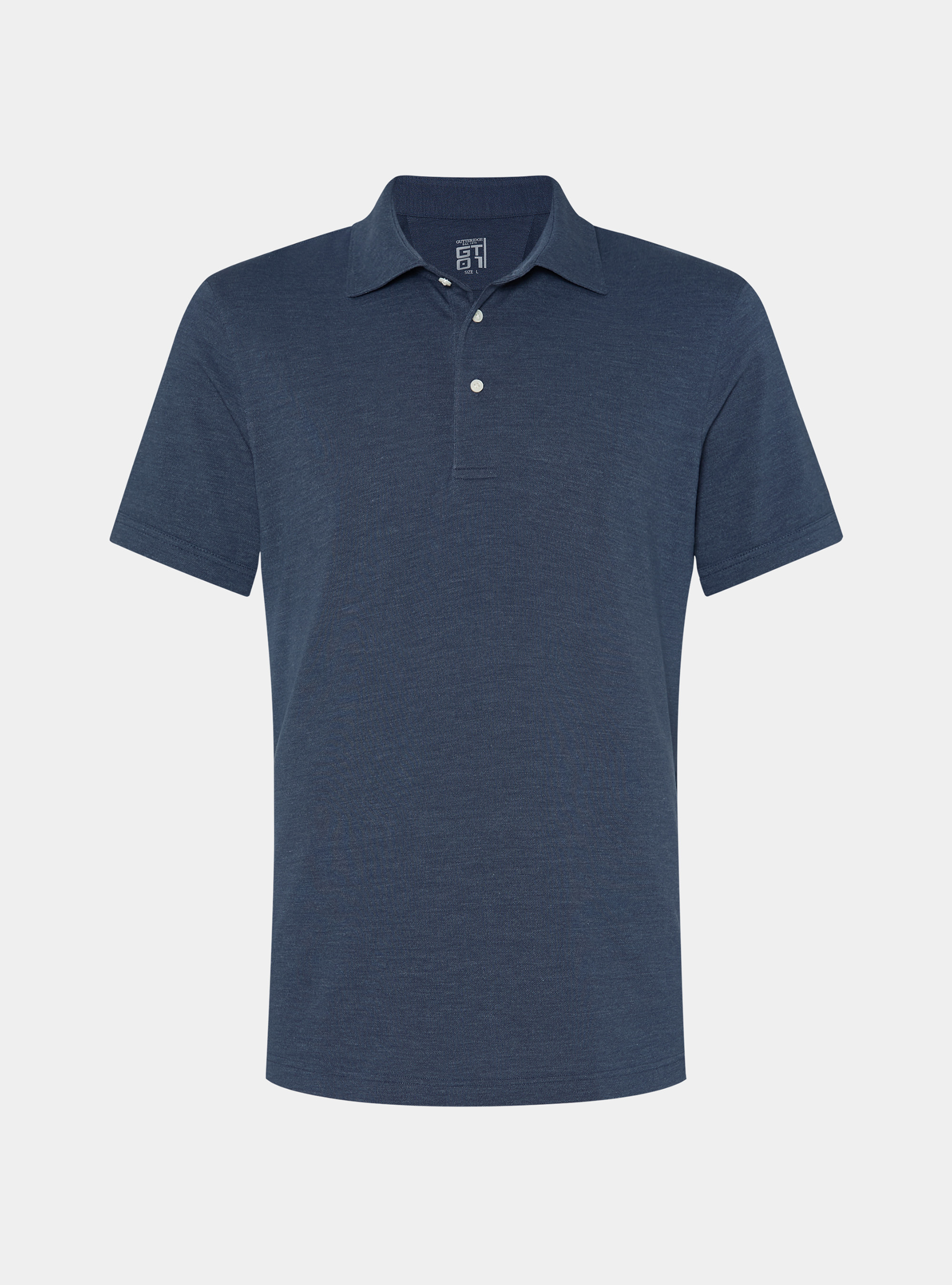 Polo de piqu&eacute; el&aacute;stico GT01, AZUL TINTA