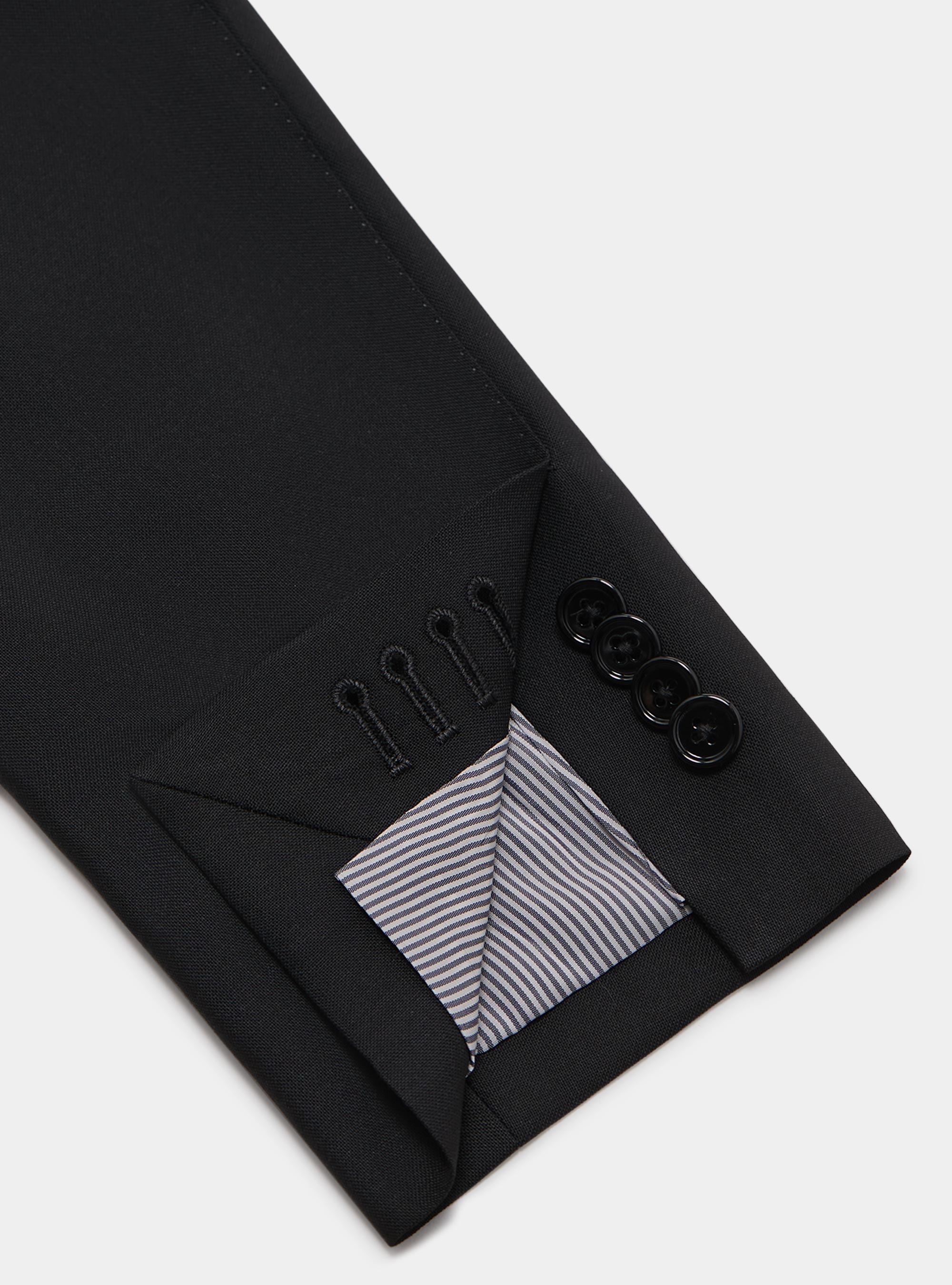 Veste en pure laine Vitale Barberis Canonico, NOIR